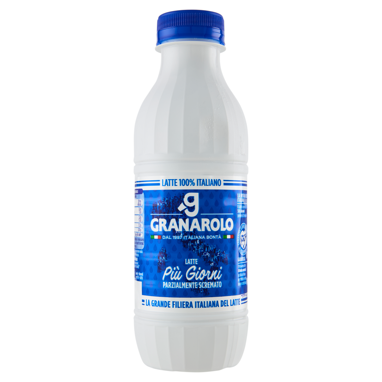 Partly skimmed long-life milk