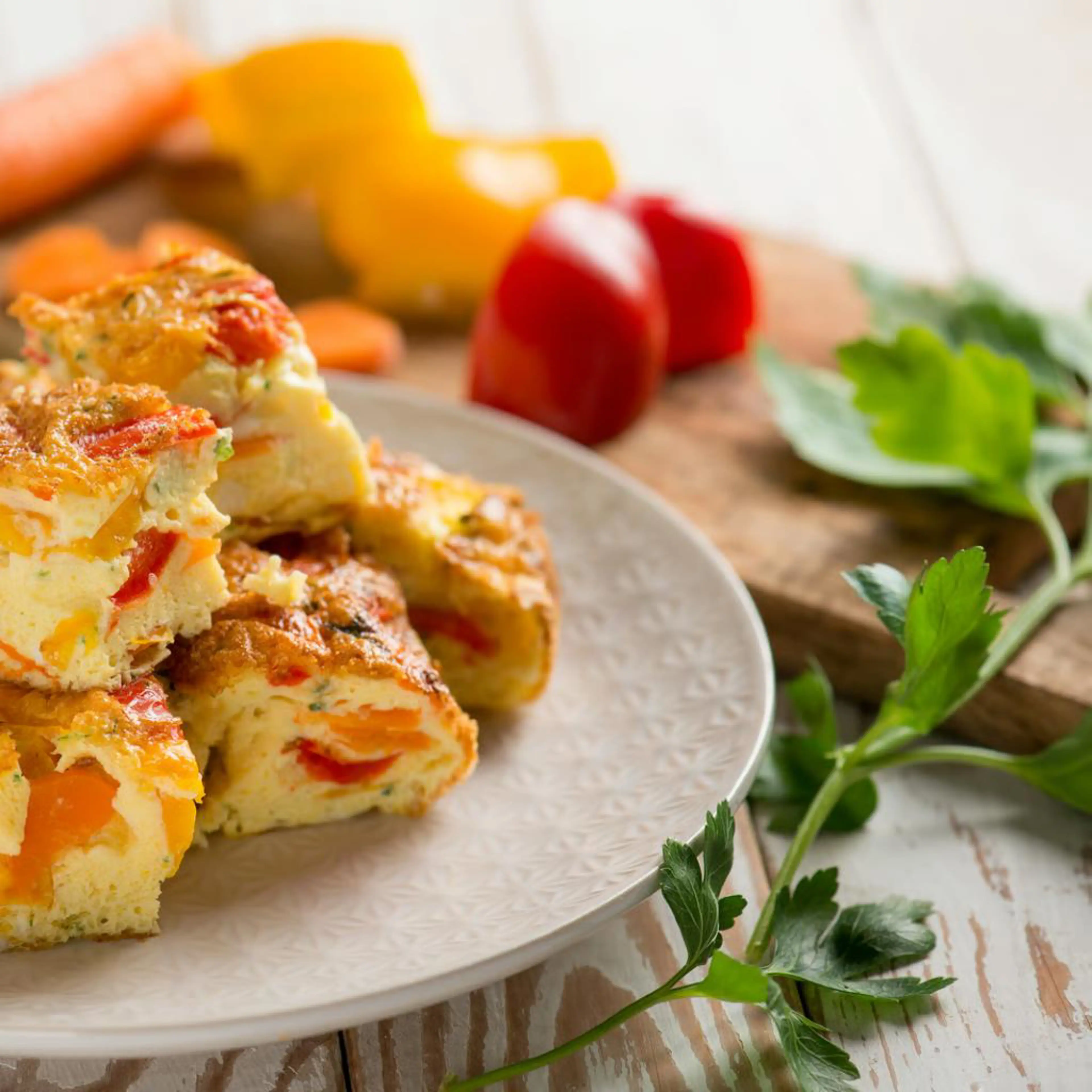 Omelete de pimentos