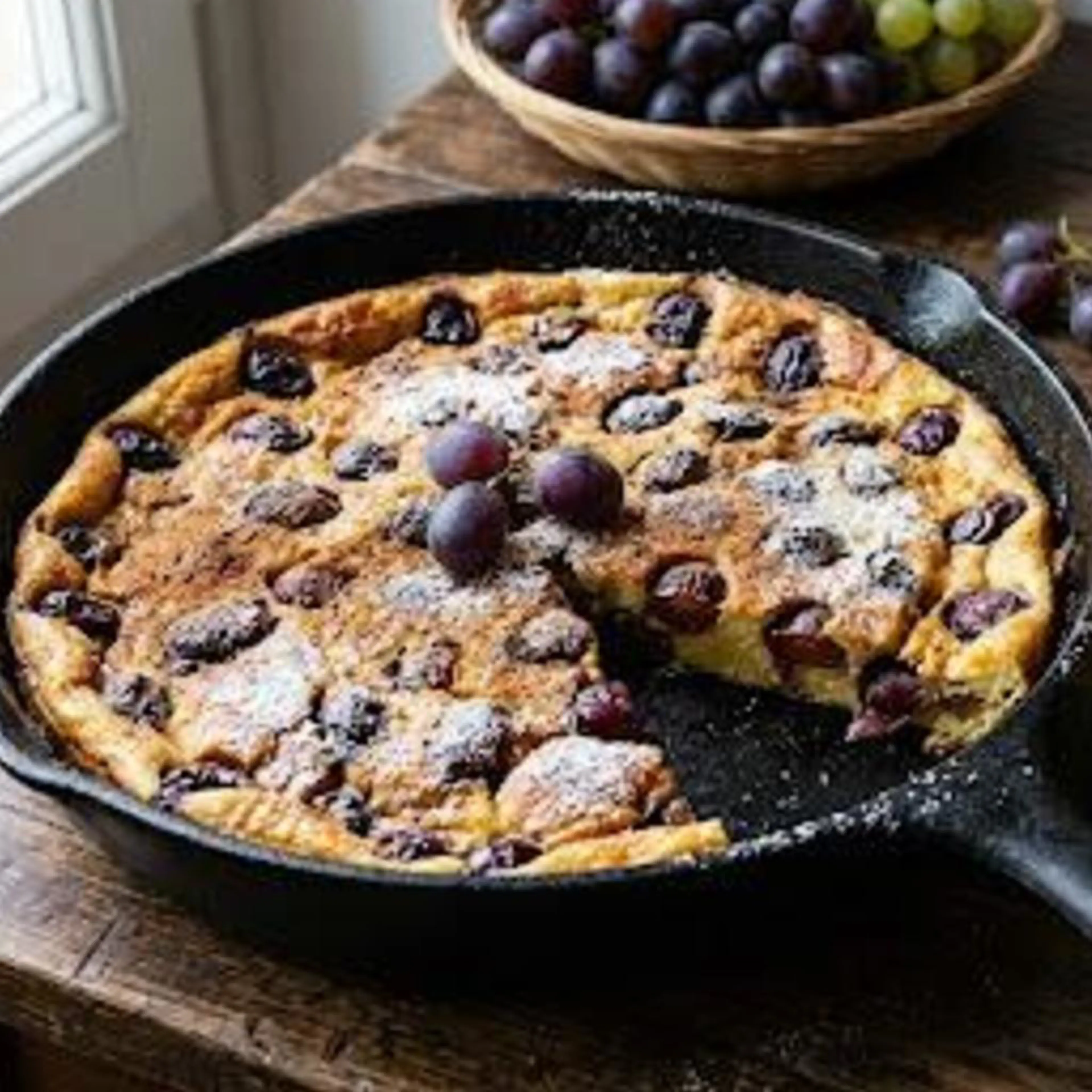 Trauben-Frittata