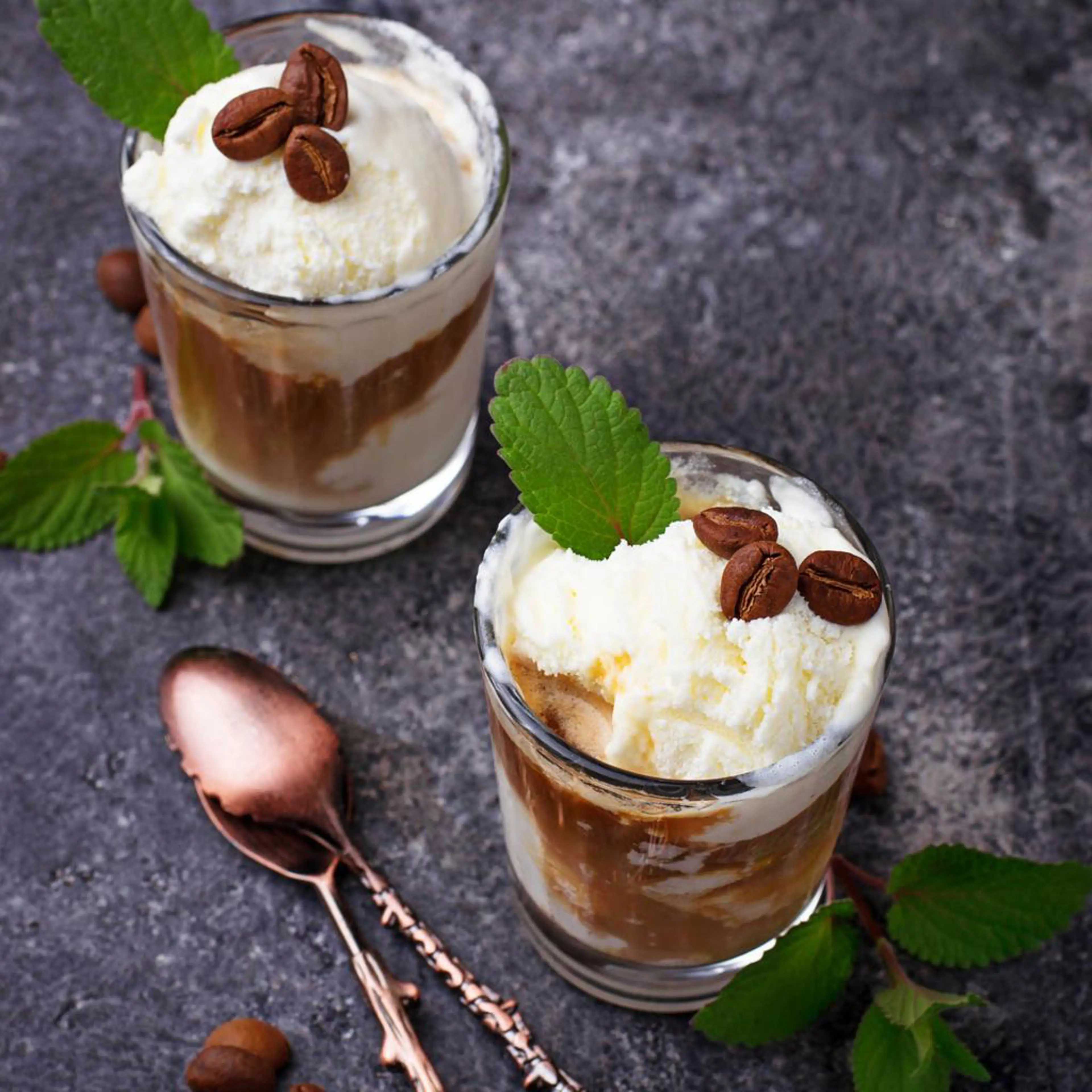 Coffee Granita with Cream