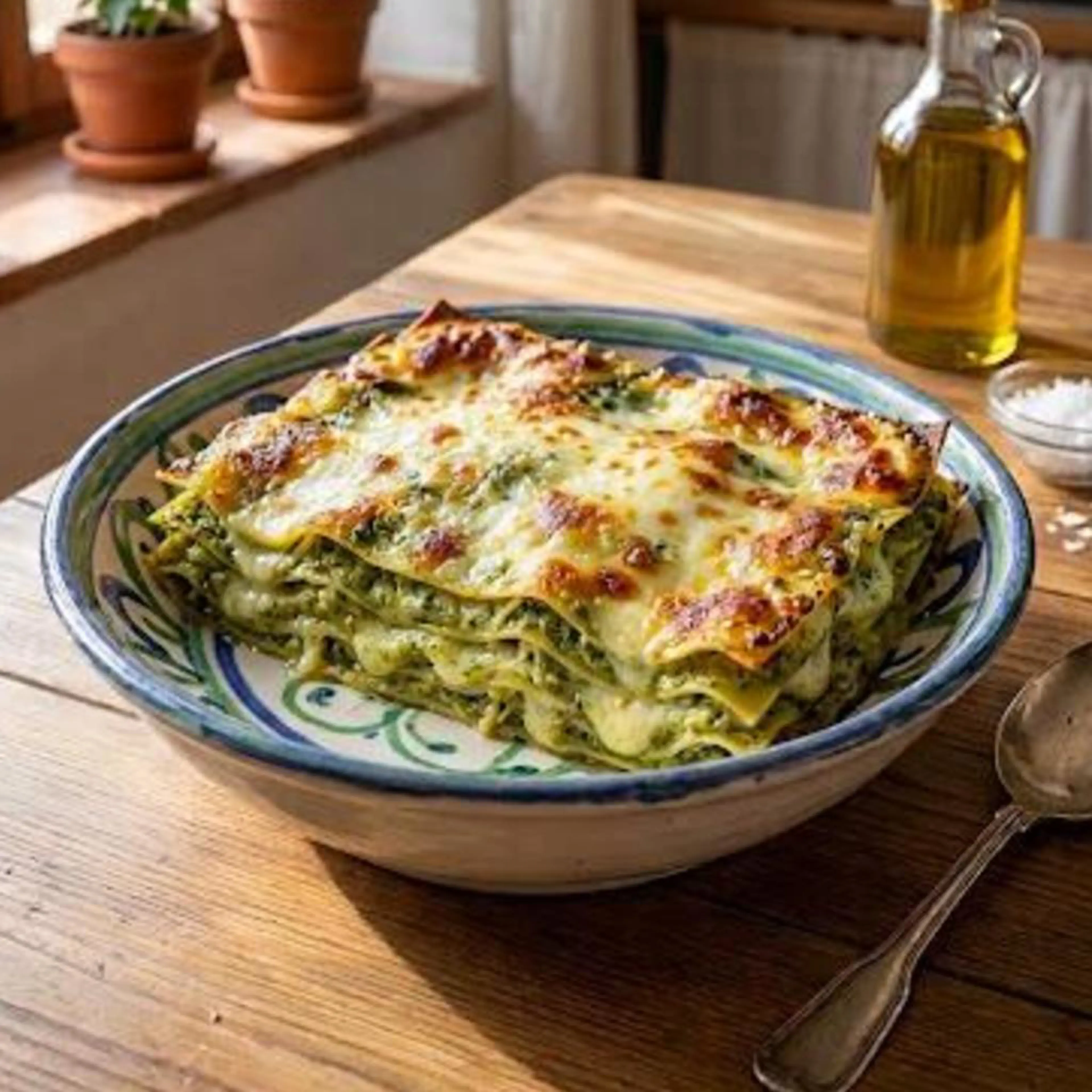 Lasagne z pesto