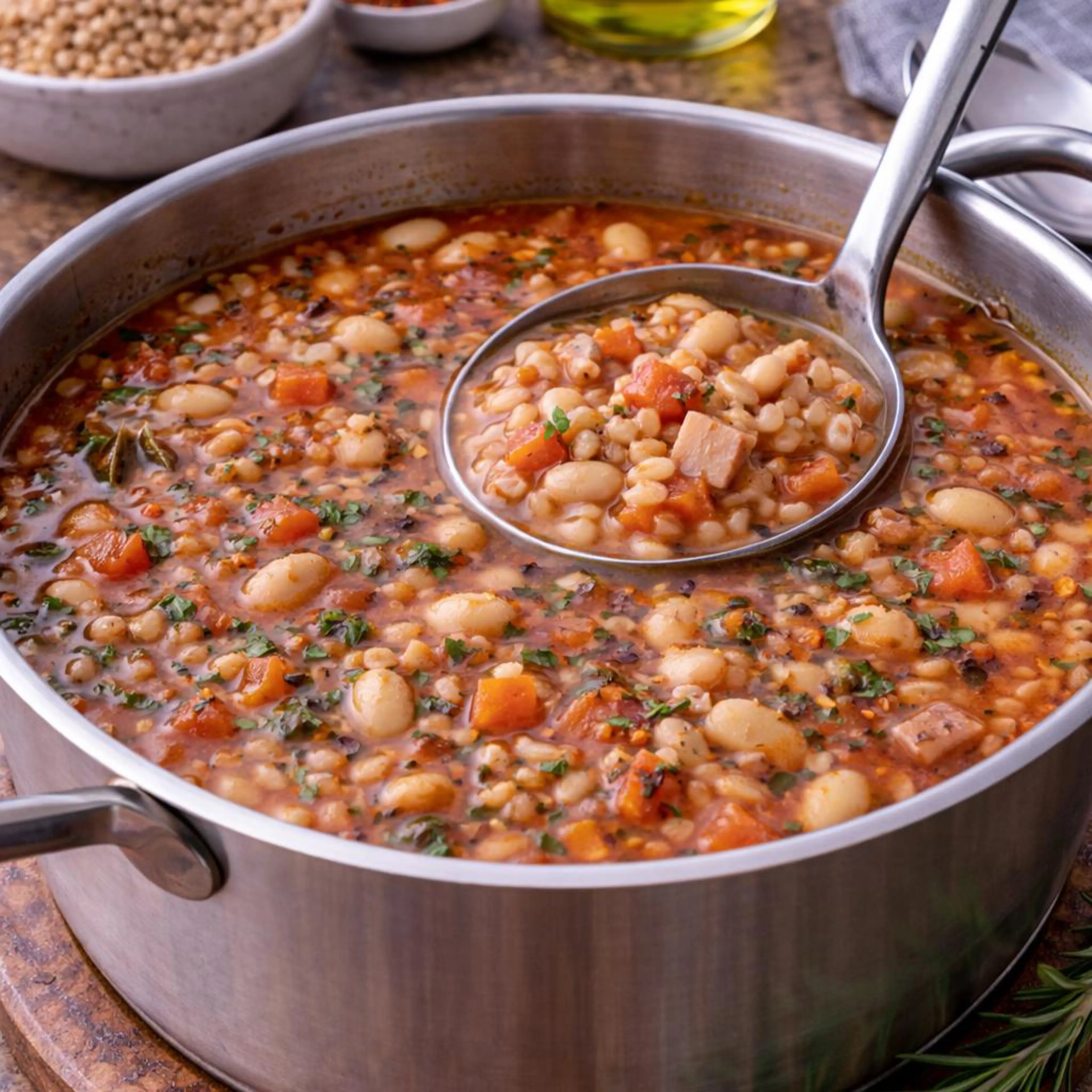 Soupe d'épeautre