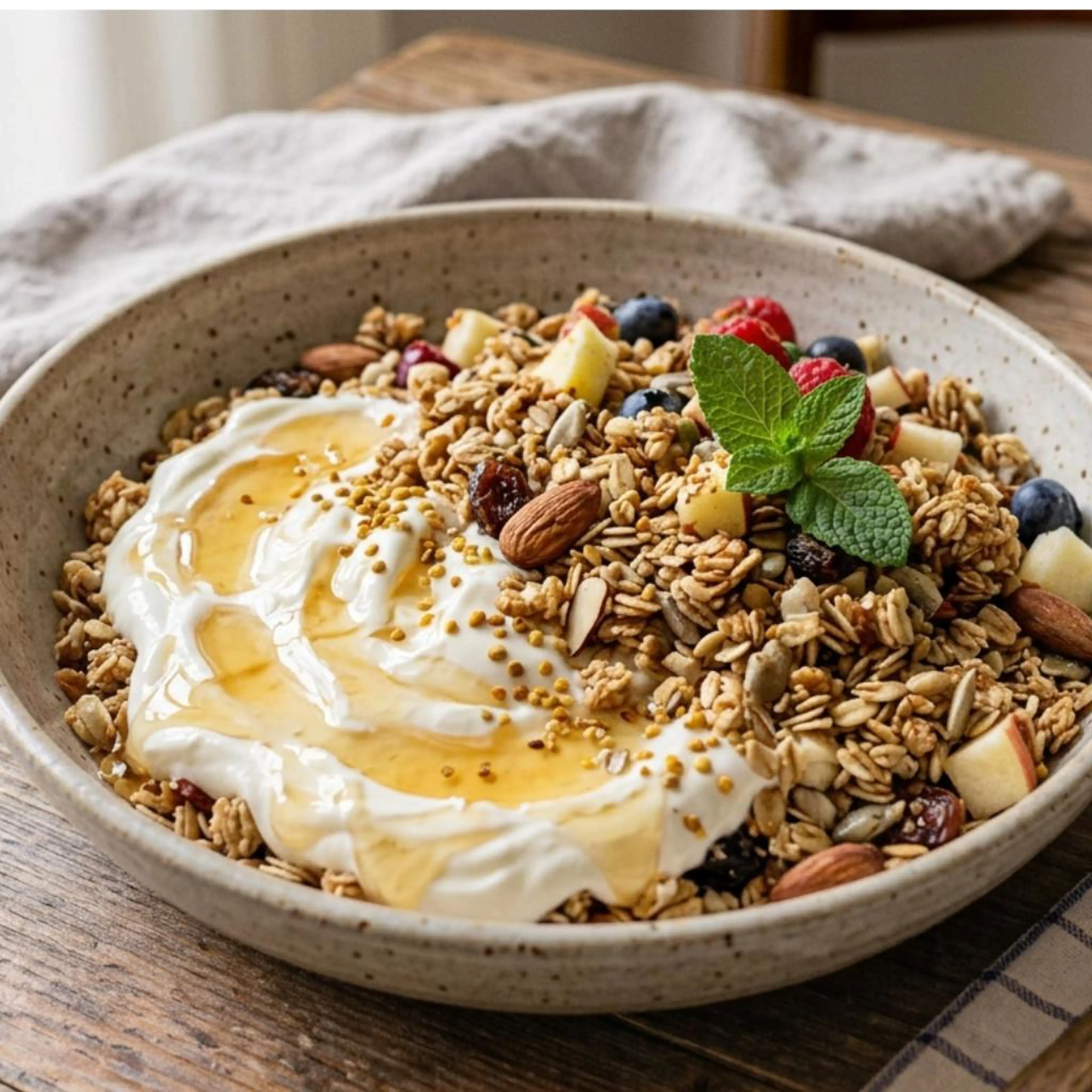Muesli Com Maçãs