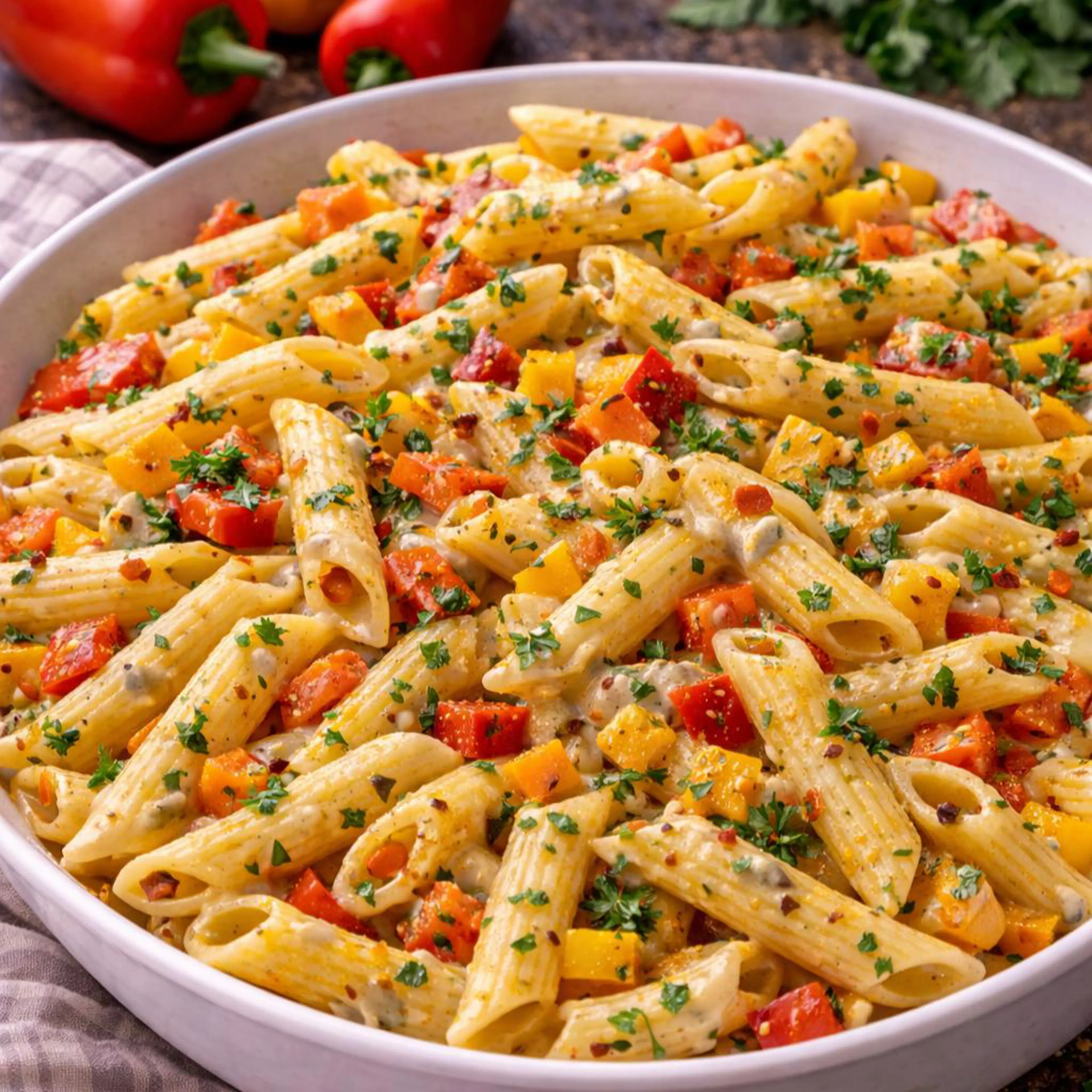 Паста с перцами