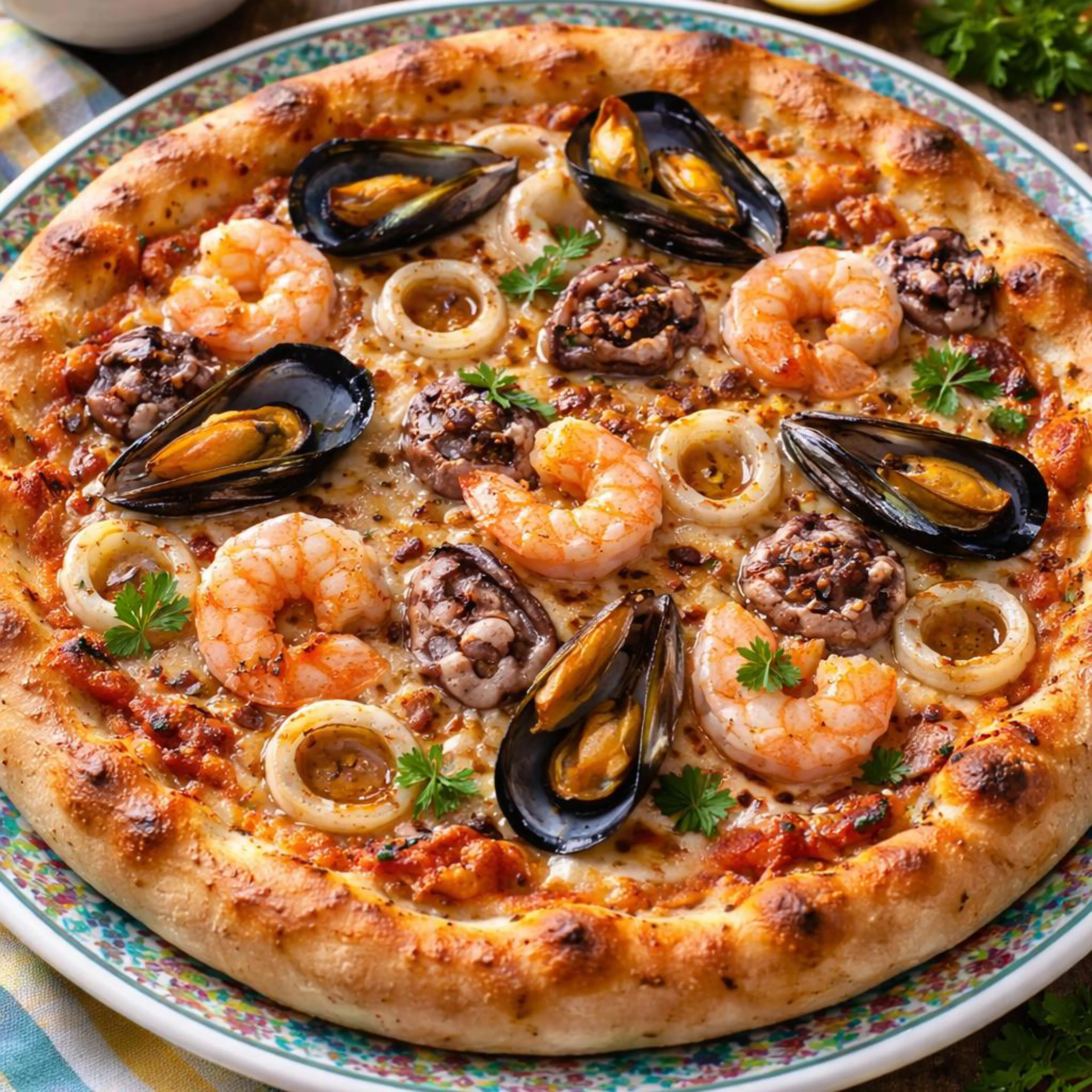 Seafood Pizza