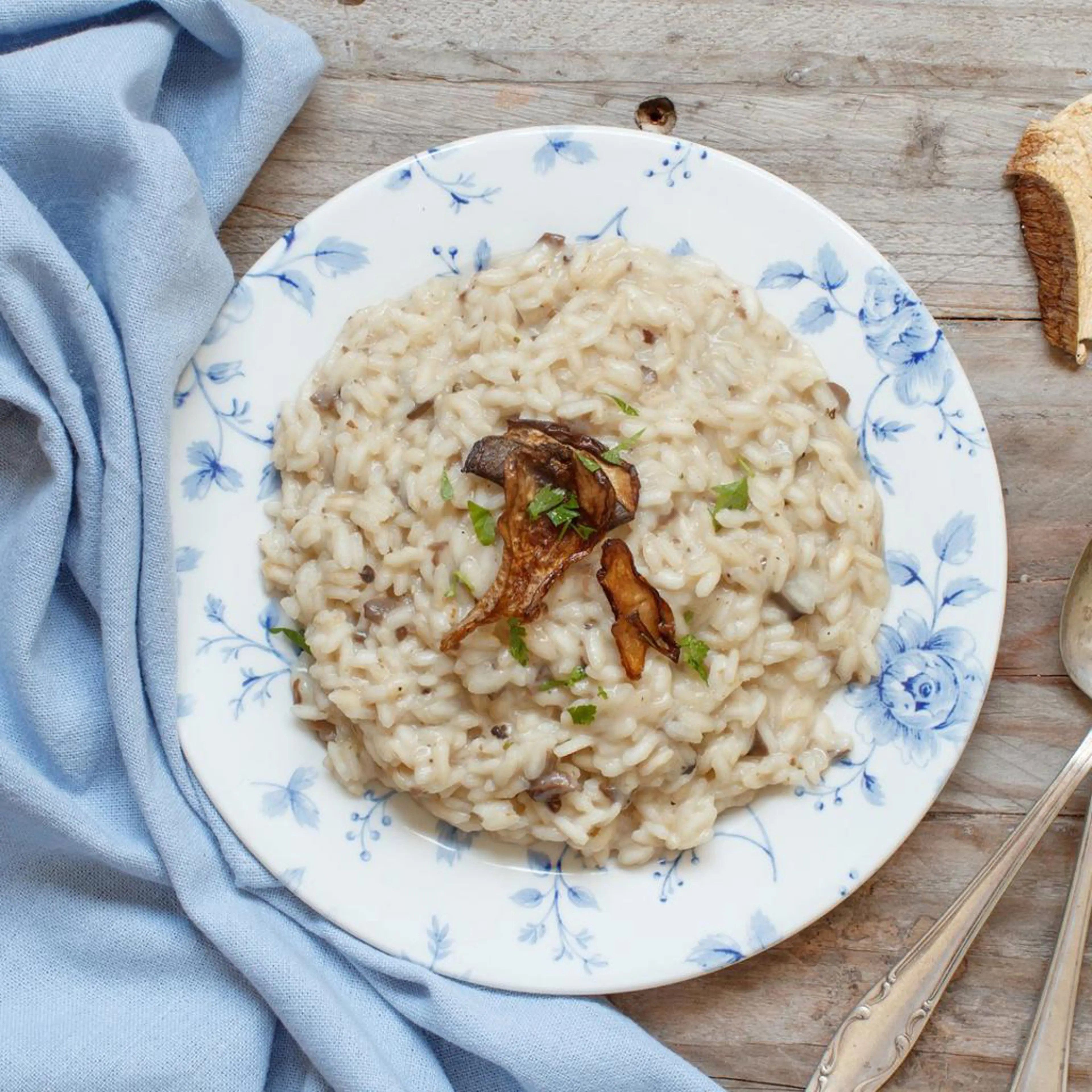 포르치니 버섯 리소토