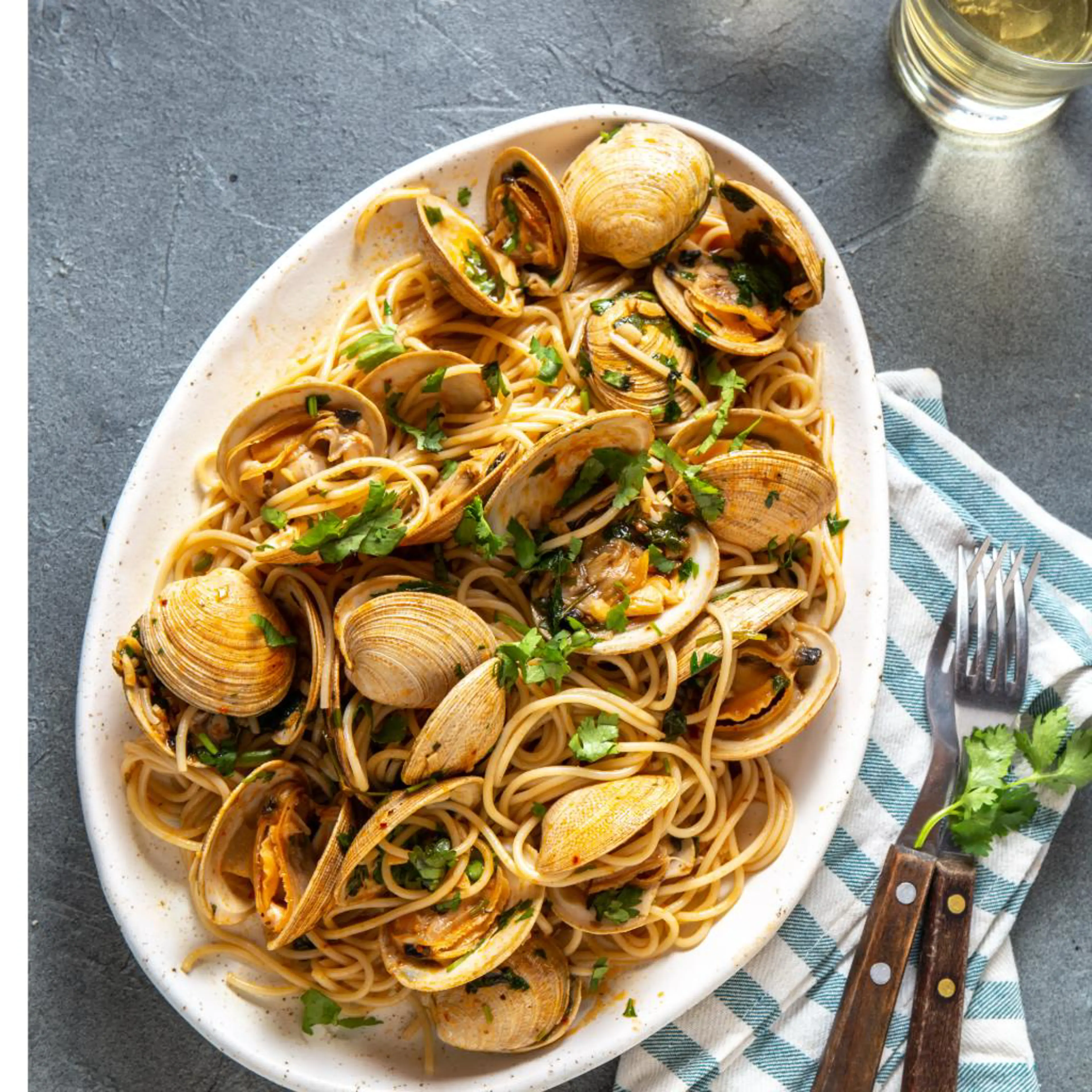 Spaghetti alle vongole fresche