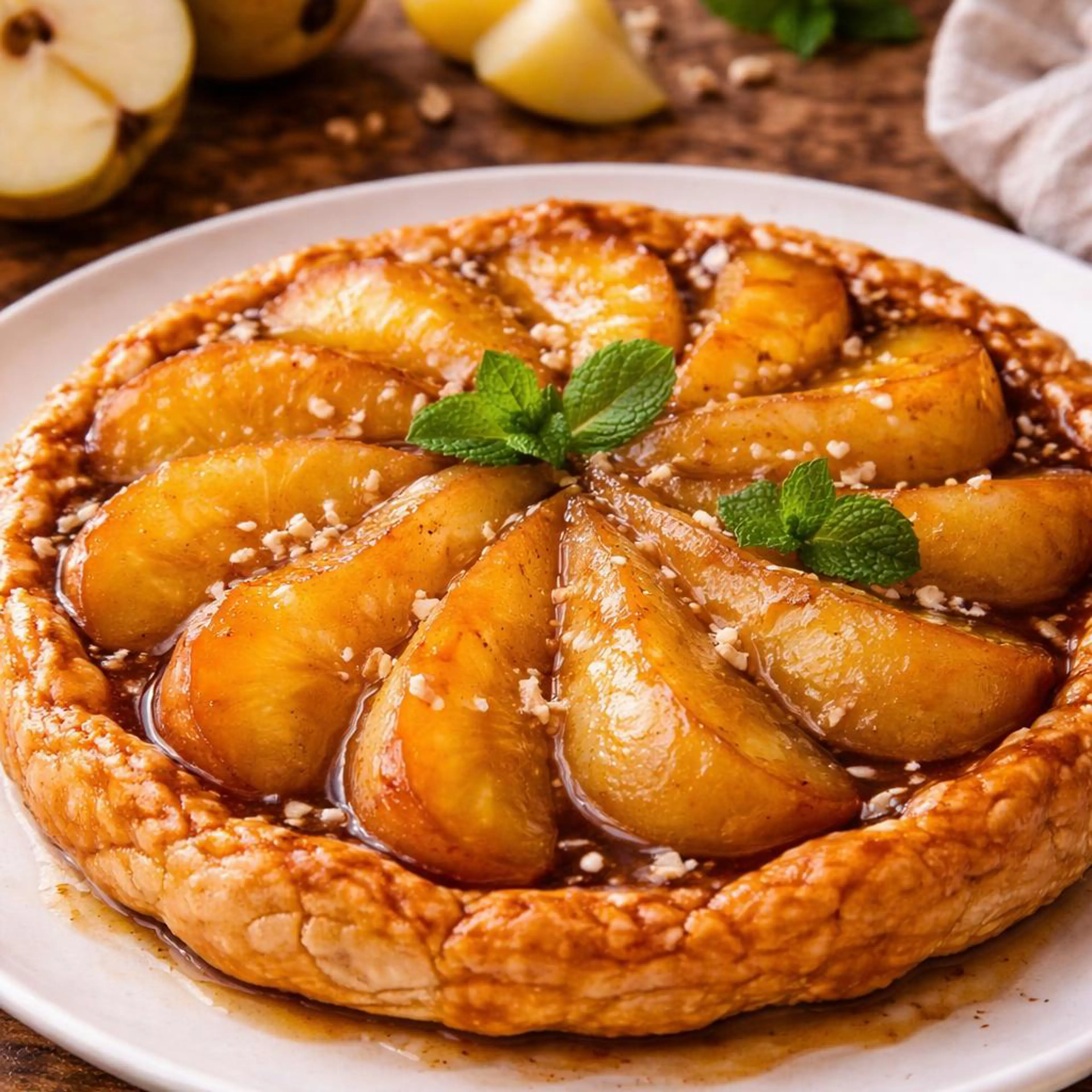 Tarte tatin aux poires