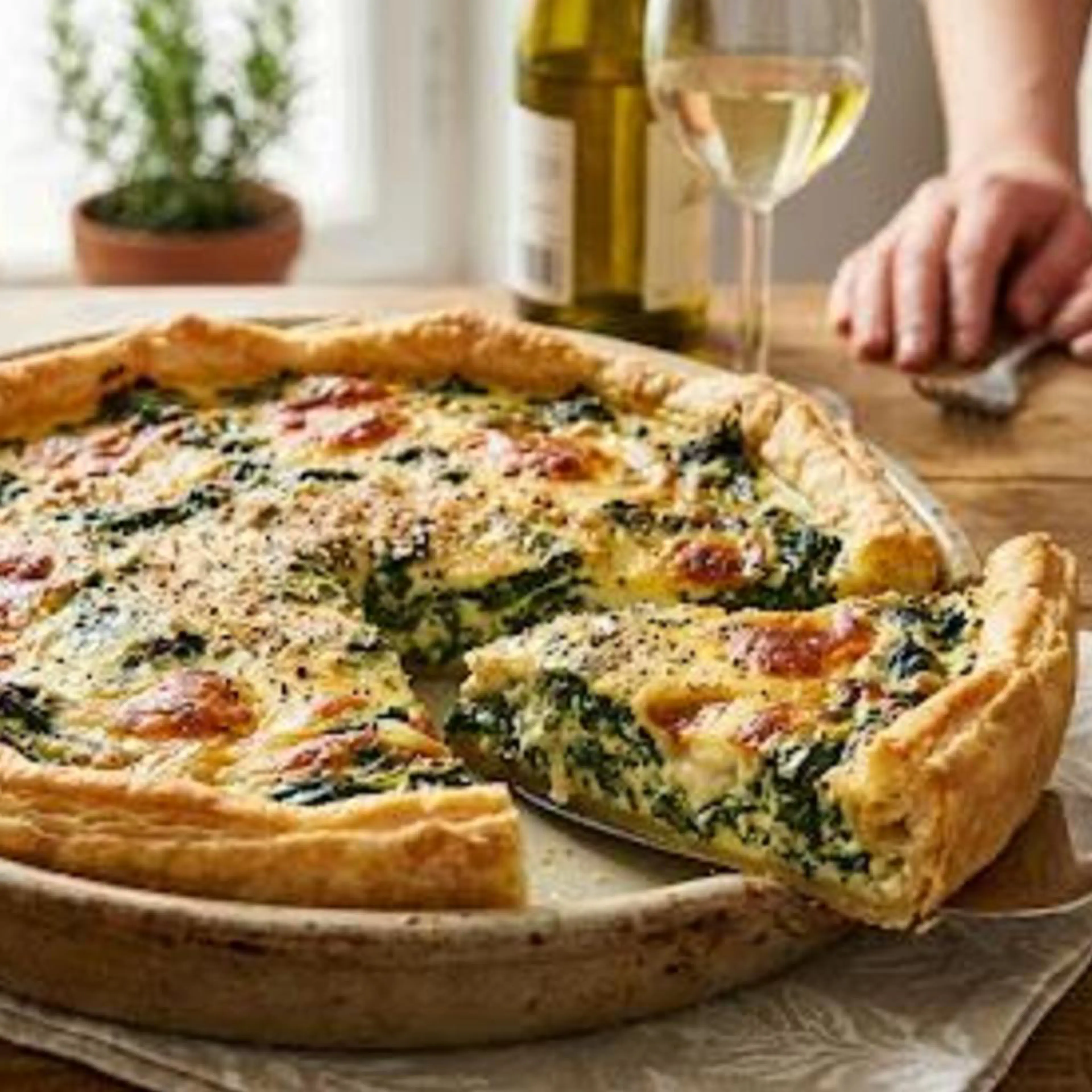 Spinat-Käse-Torte