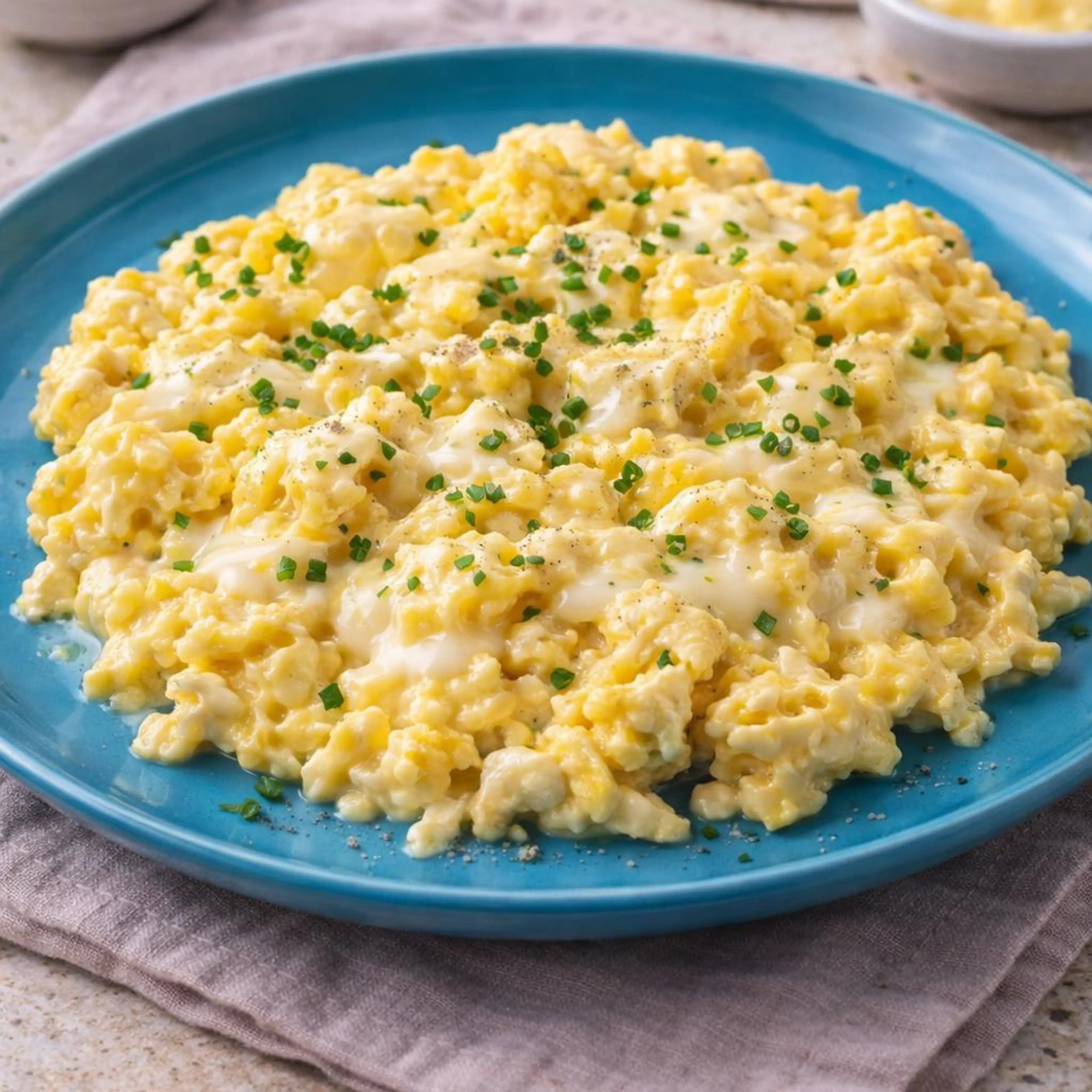 Scrambled Eggs with Cheese