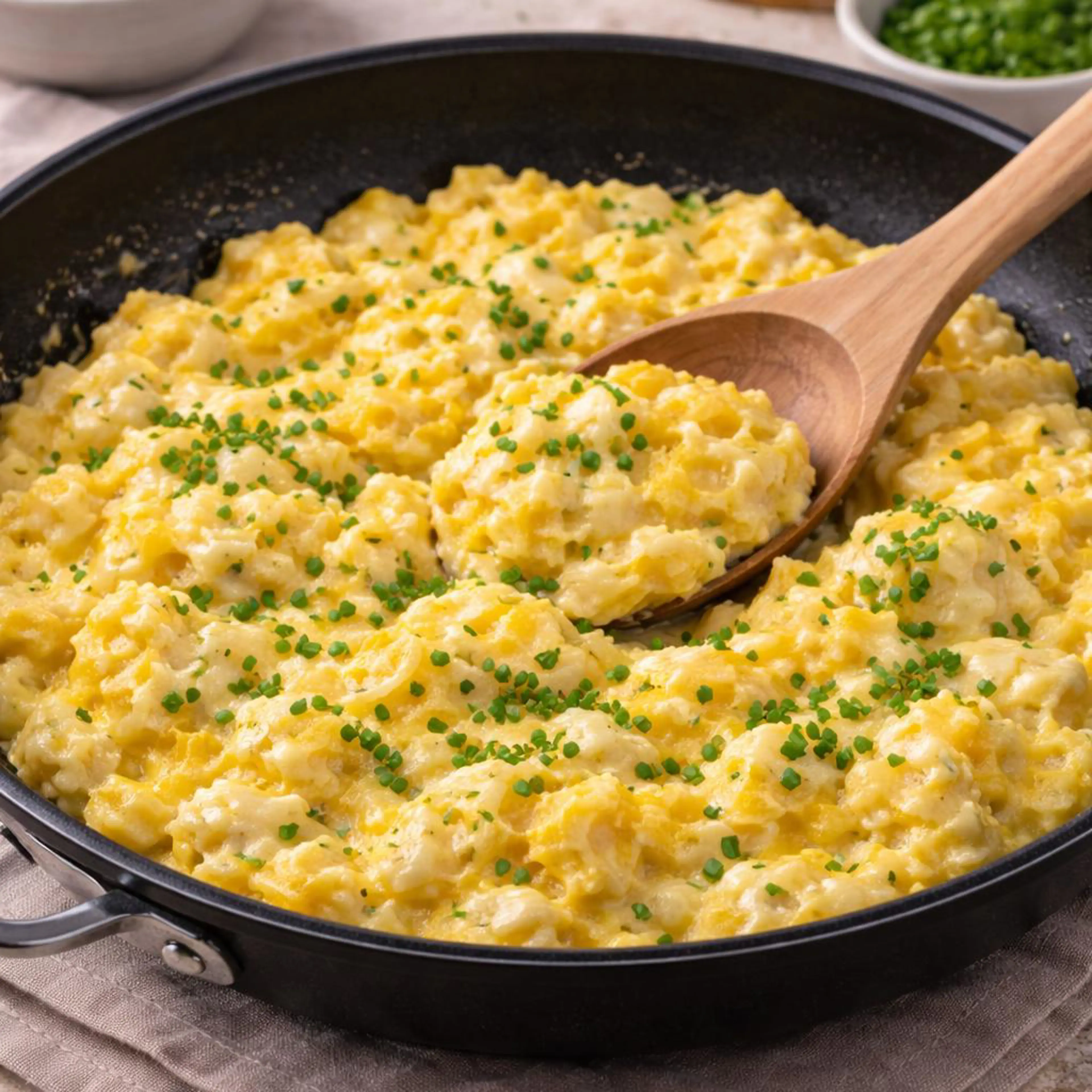 Scrambled Eggs with Cheese