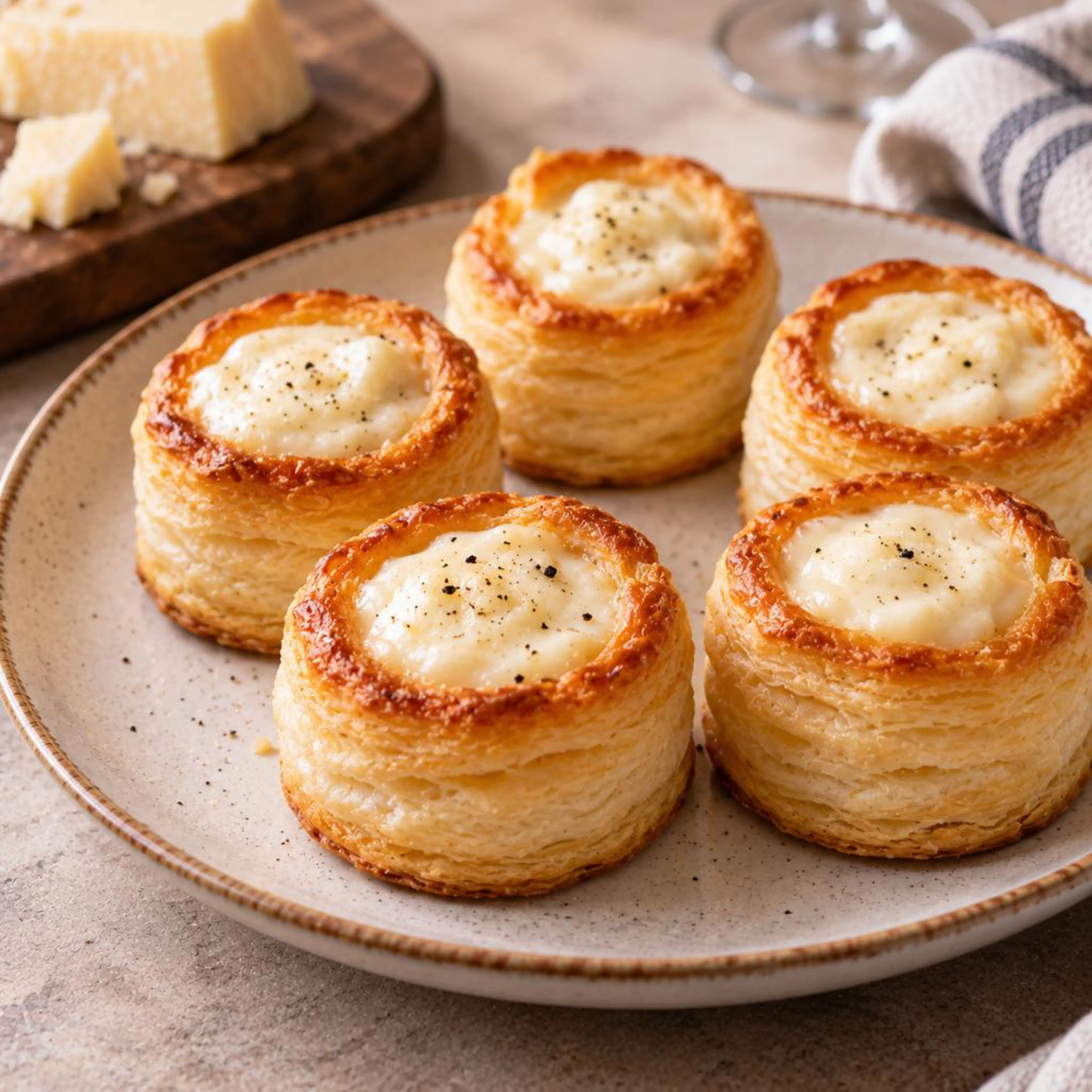 Vol-au-vent met kaas