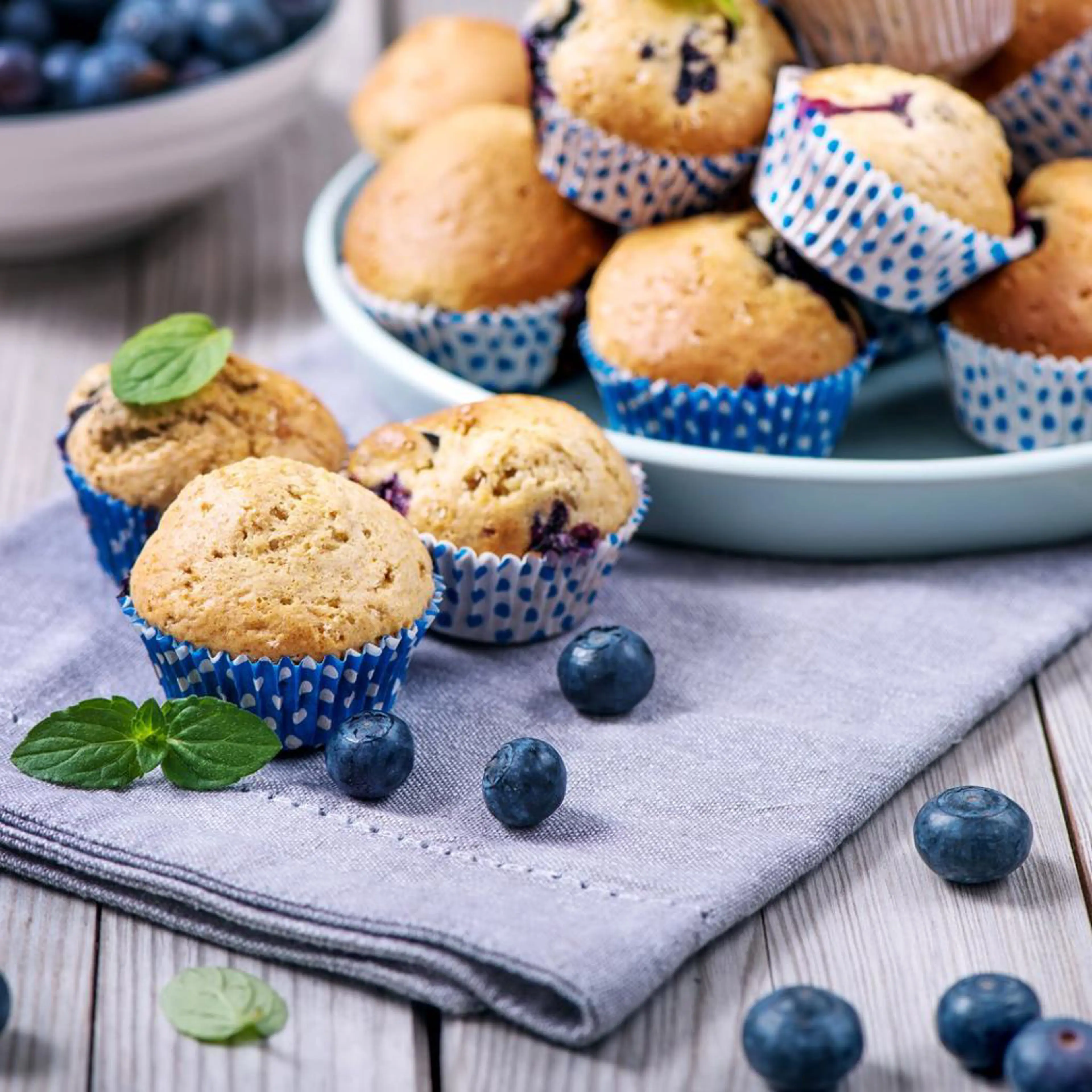 Muffins aux myrtilles