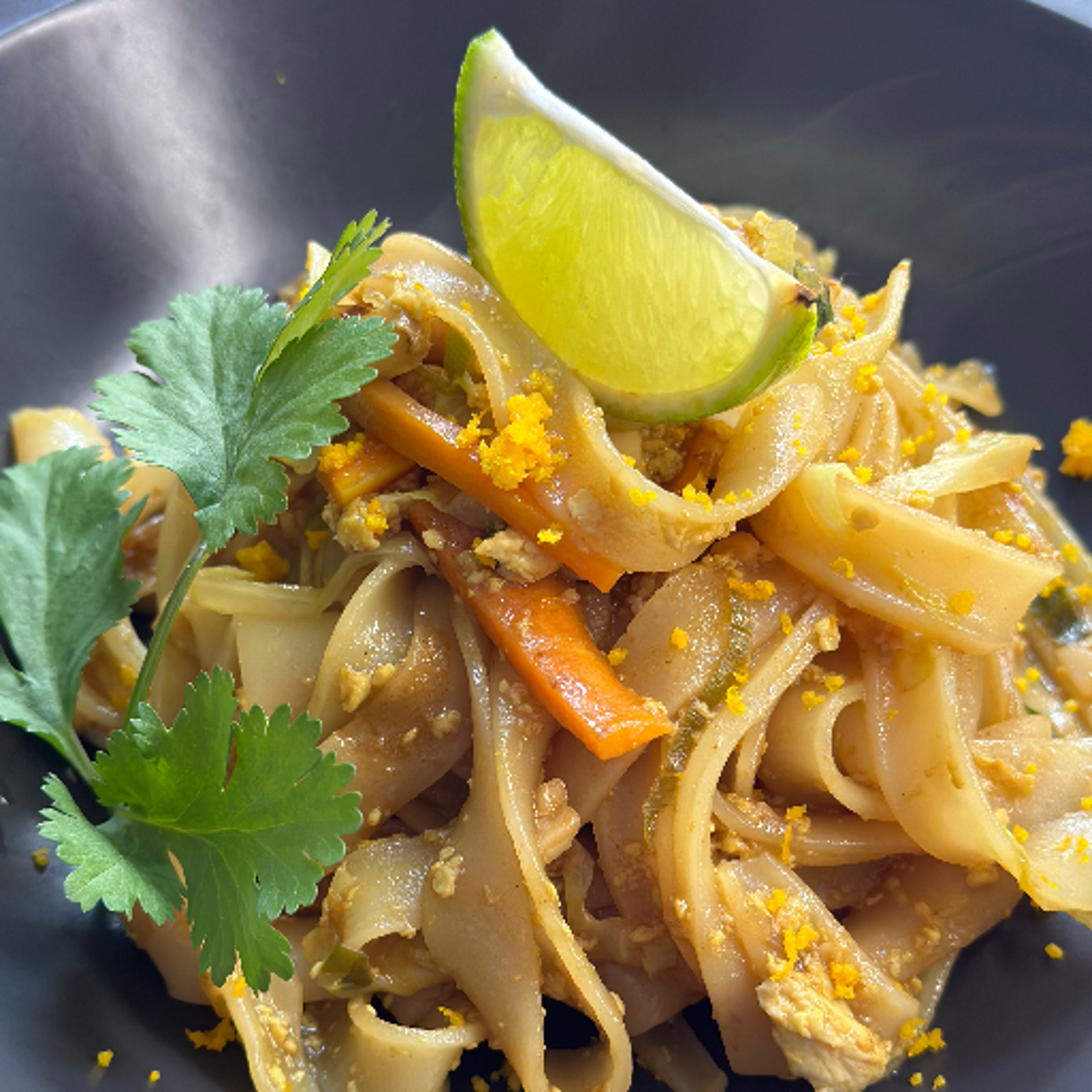 Pad thaï vegan à l'orange