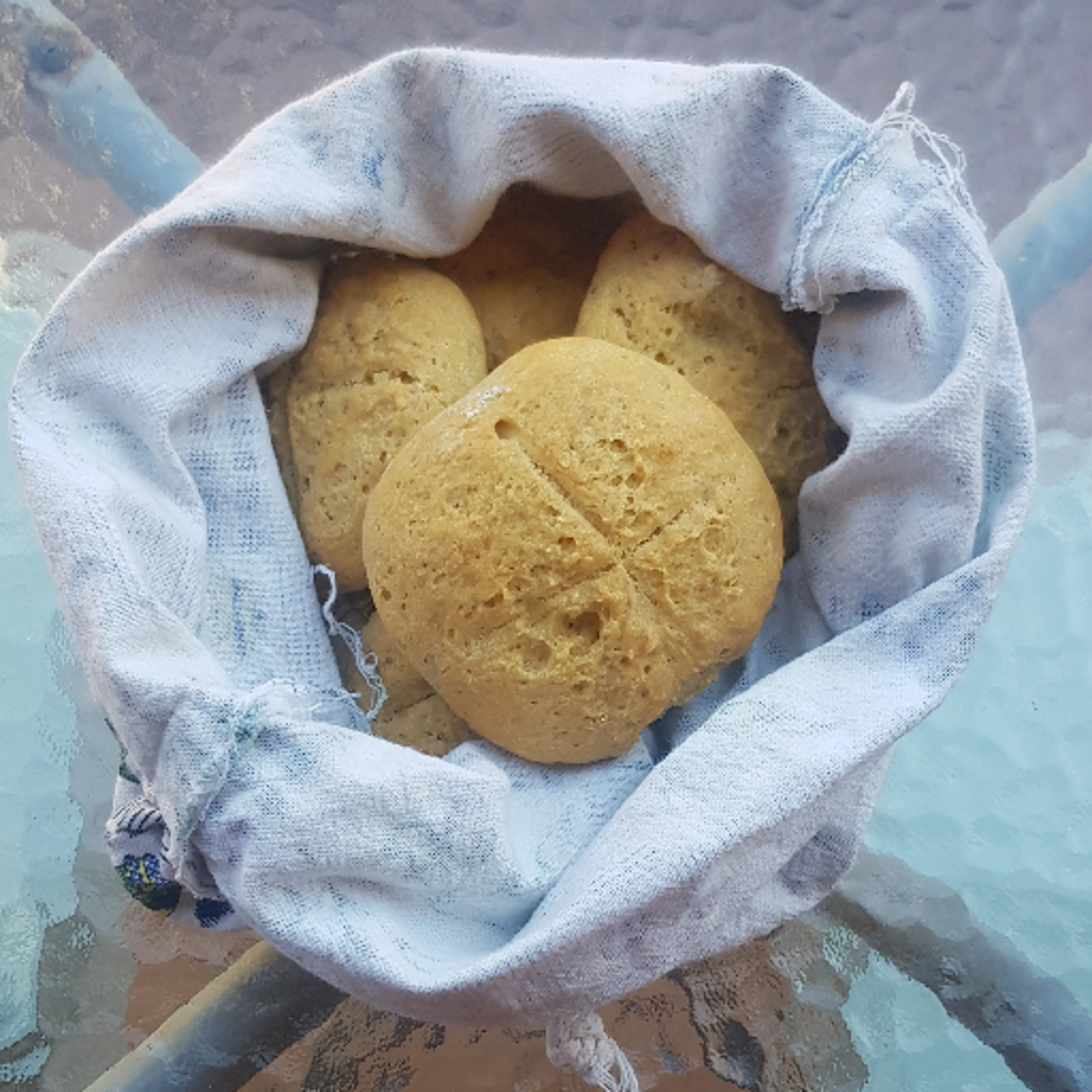 Khorasan wheat rolls