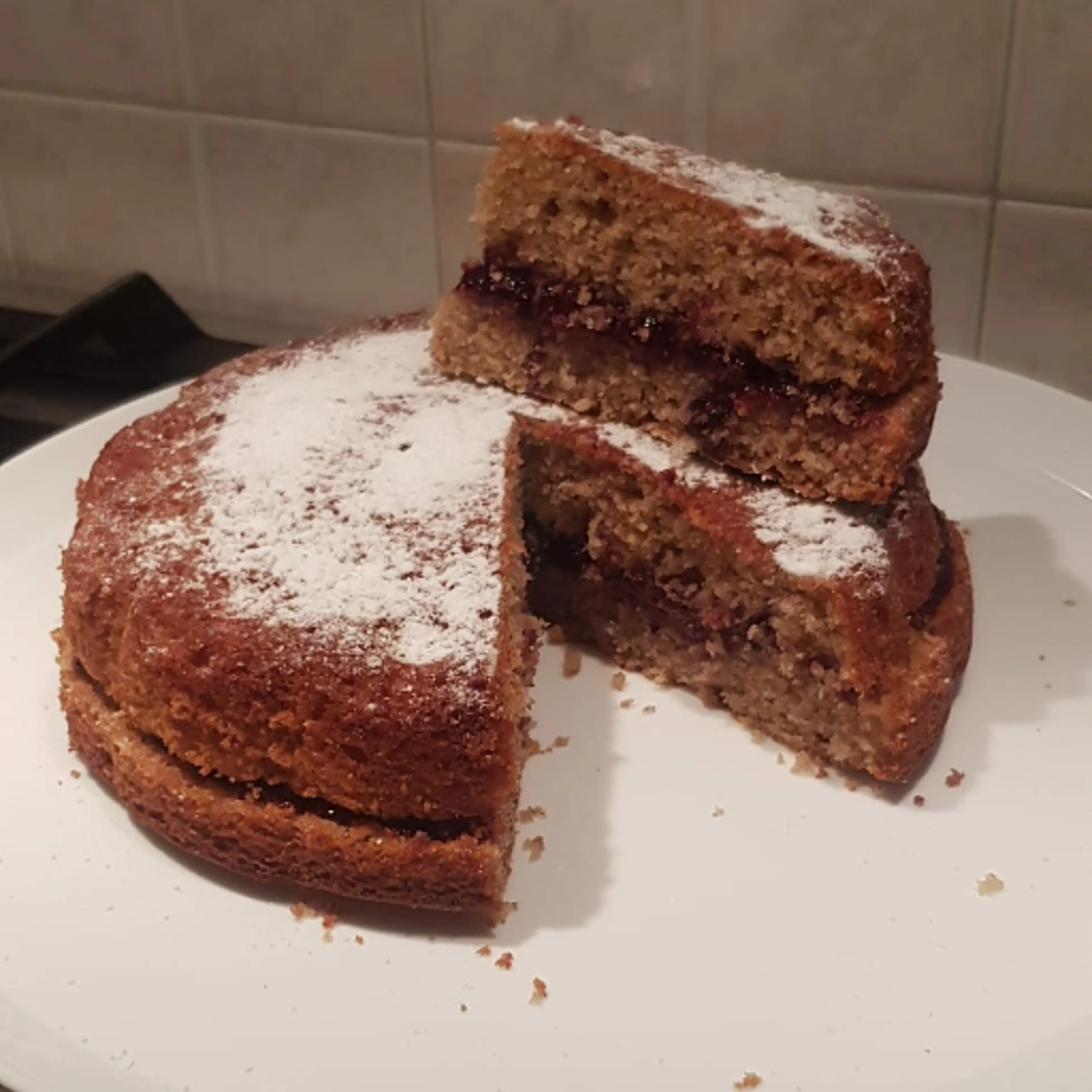 Buckwheat and hazelnut cake