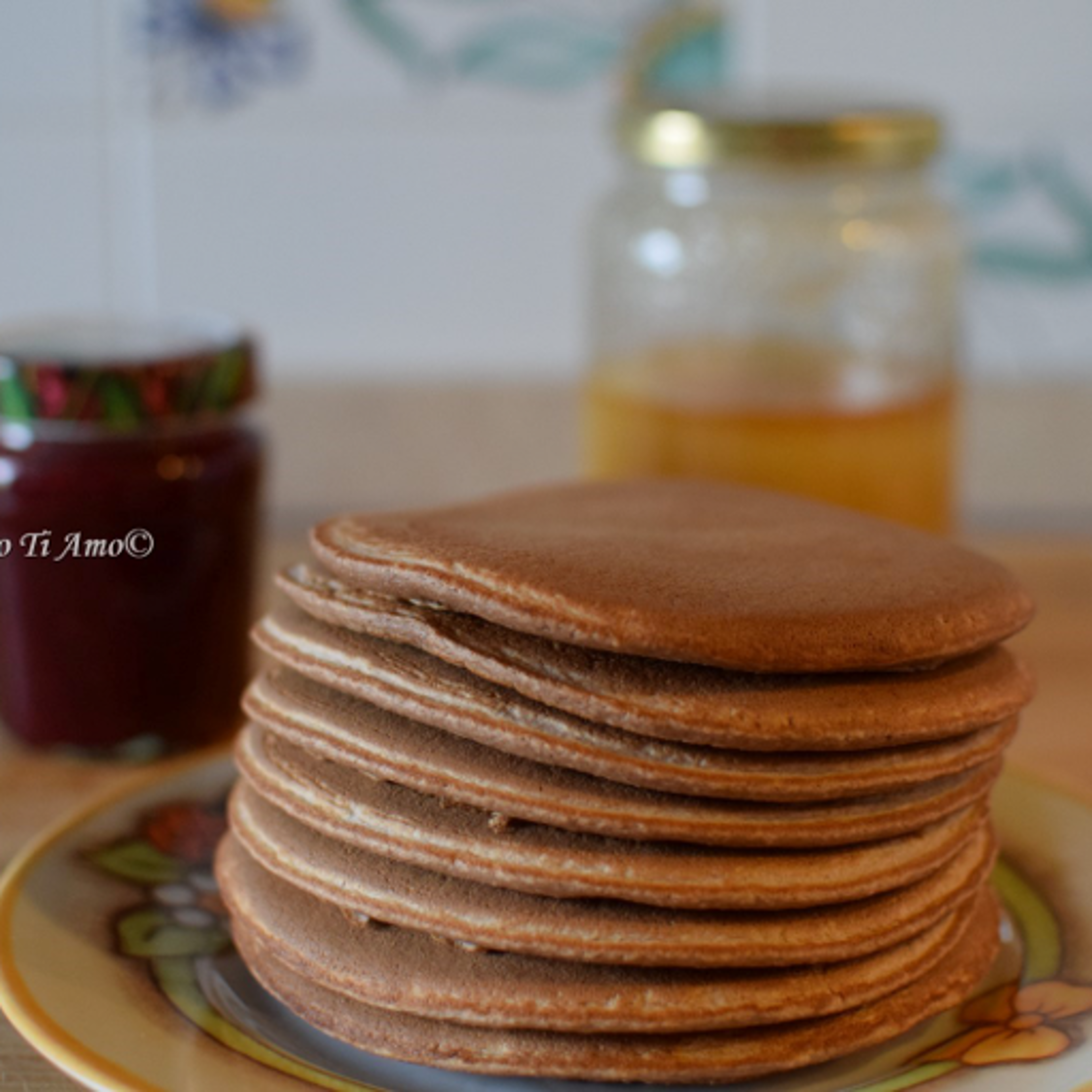 Whole Oat Flour Pancakes