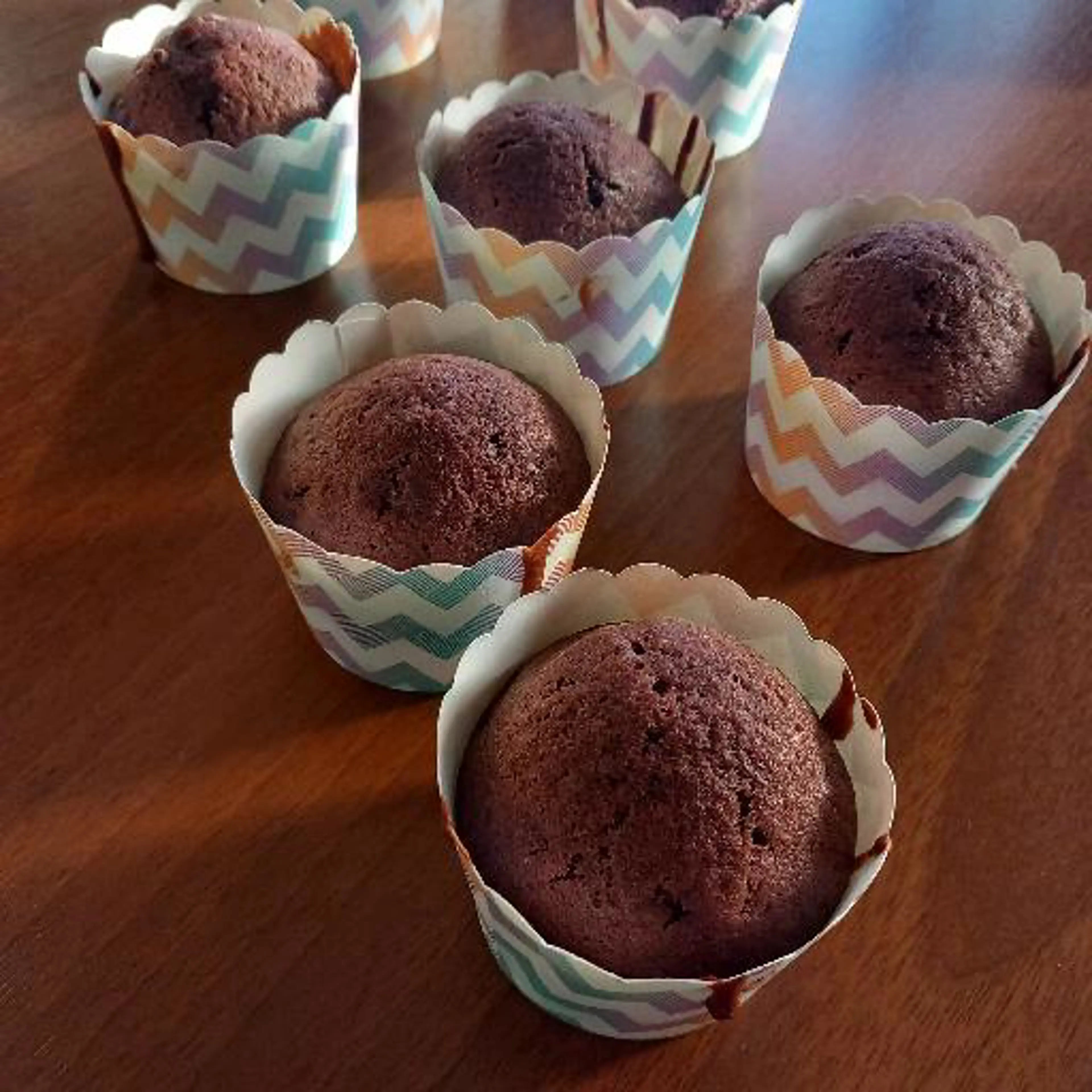 gluten-free and lactose-free chocolate muffins