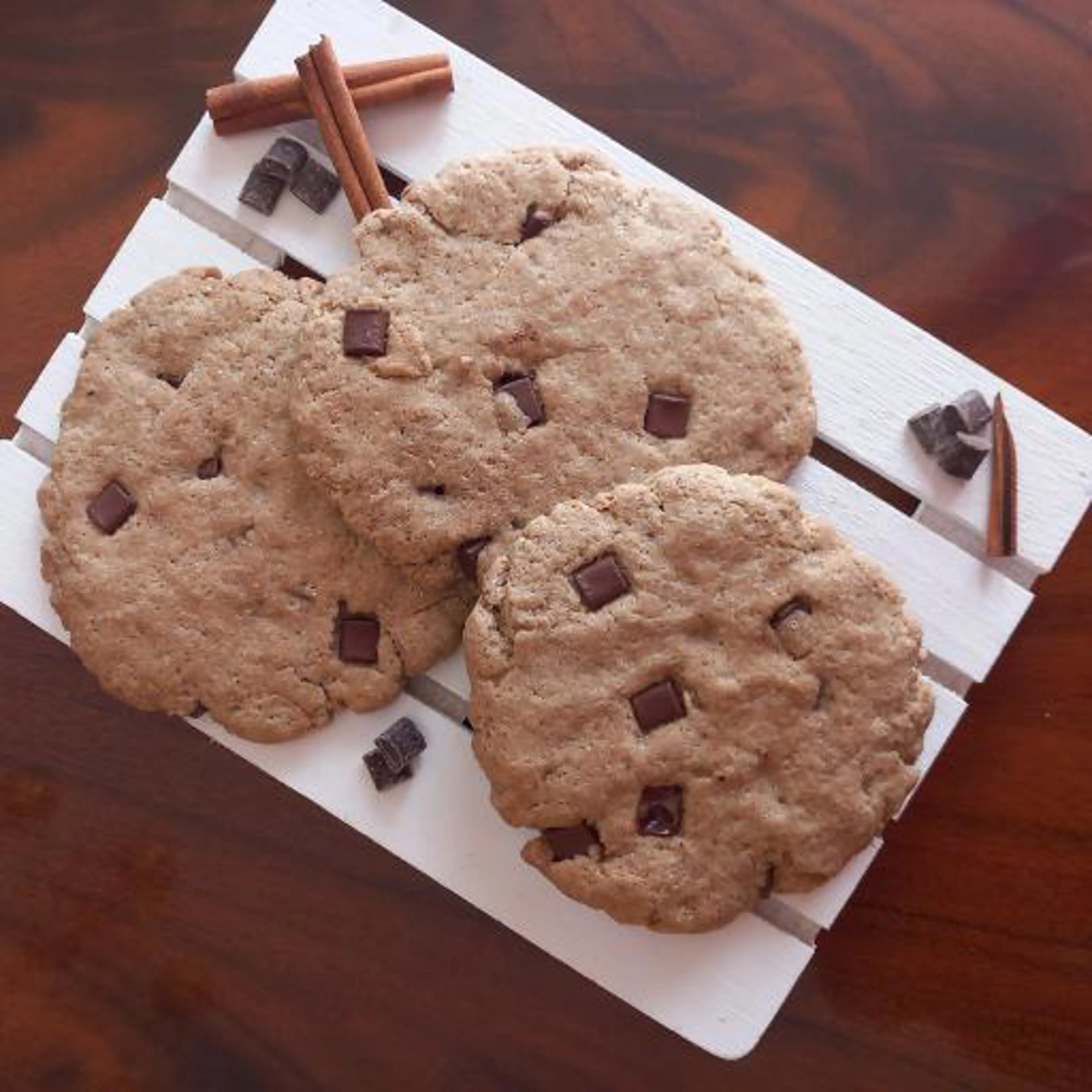 American cookies with little sugar, gluten-free and lactose-free