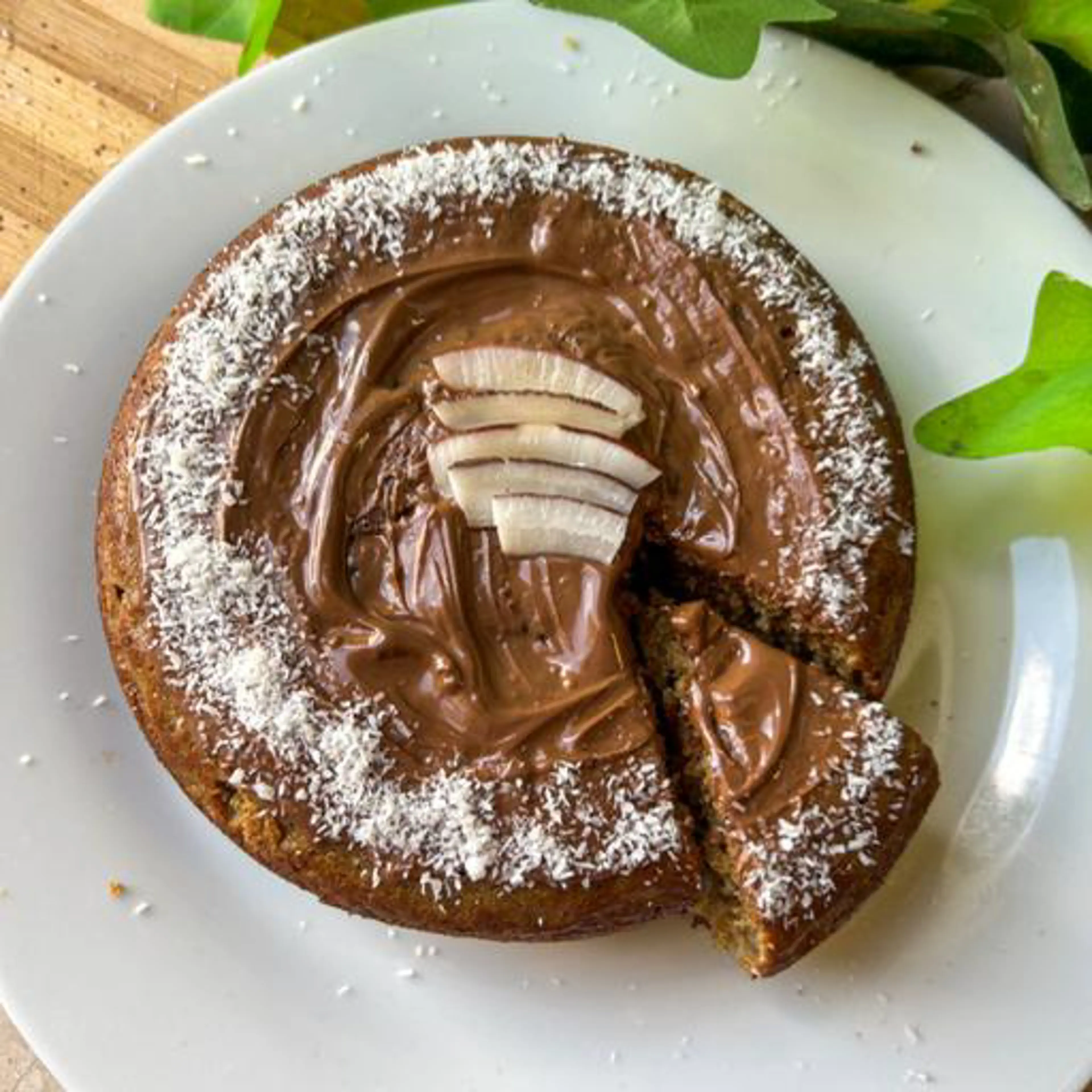 Coffee and chocolate mini cake