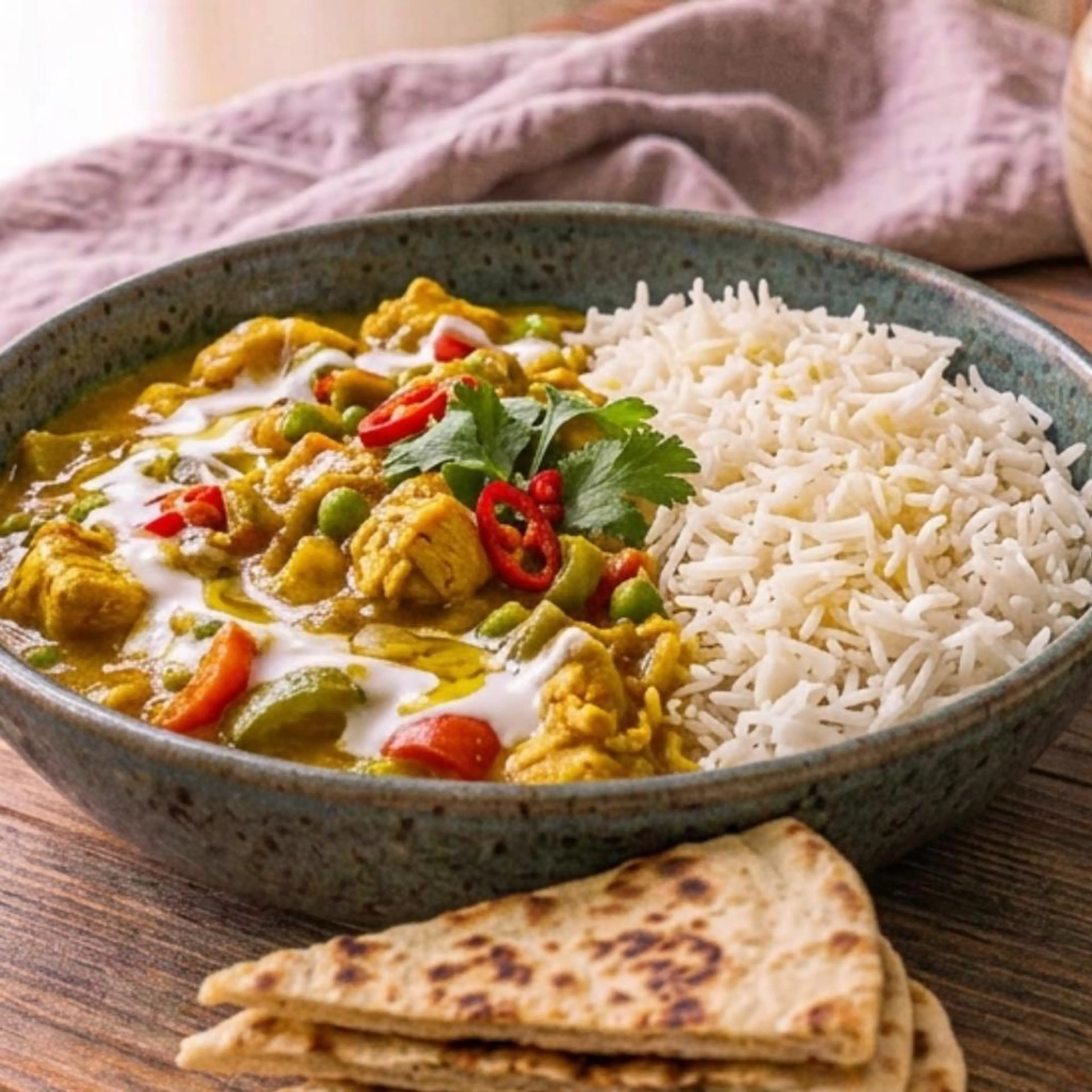 Kurczak curry bez laktozy