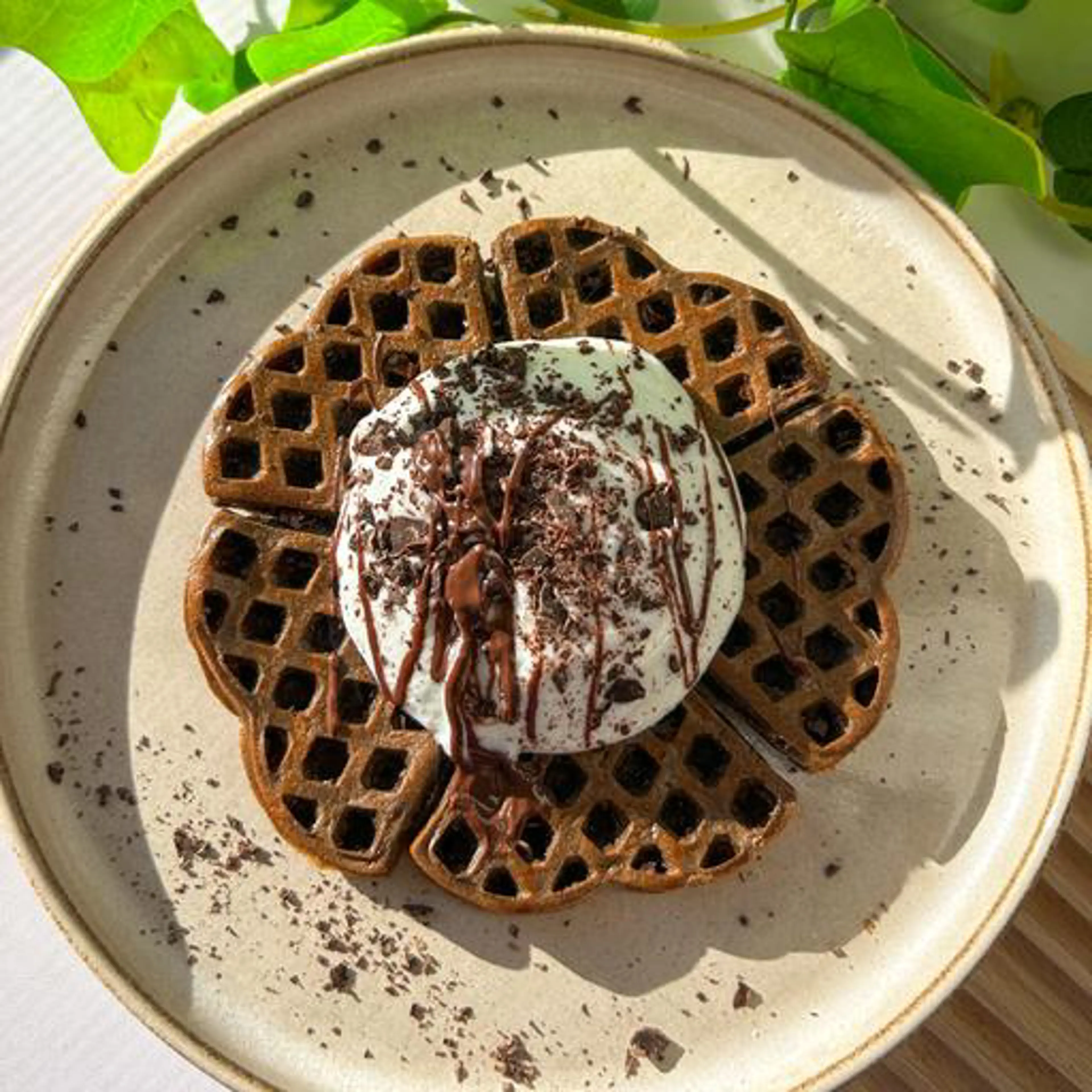 Tiramisu waffles