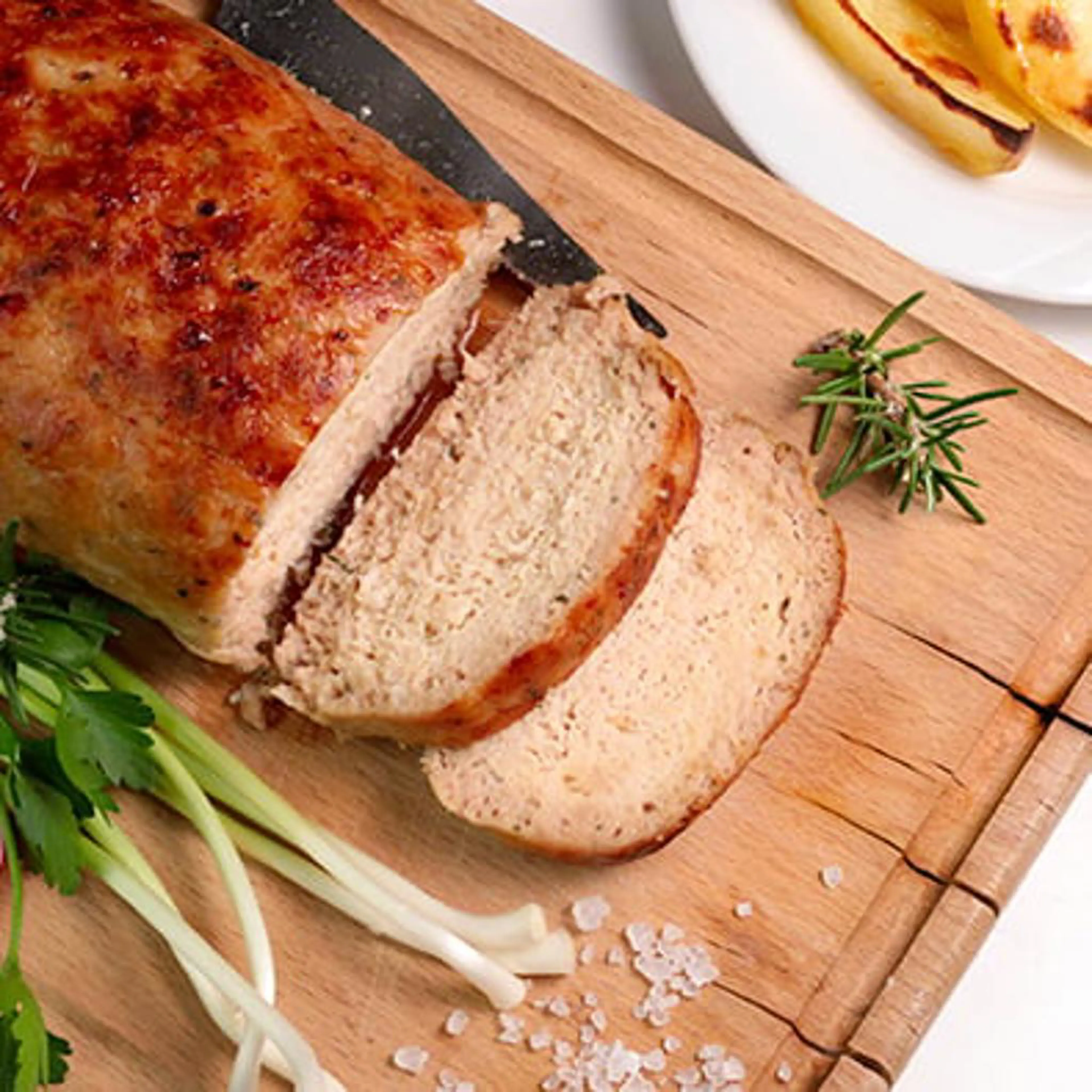 Запечённый мясной рулет - Grana Padano