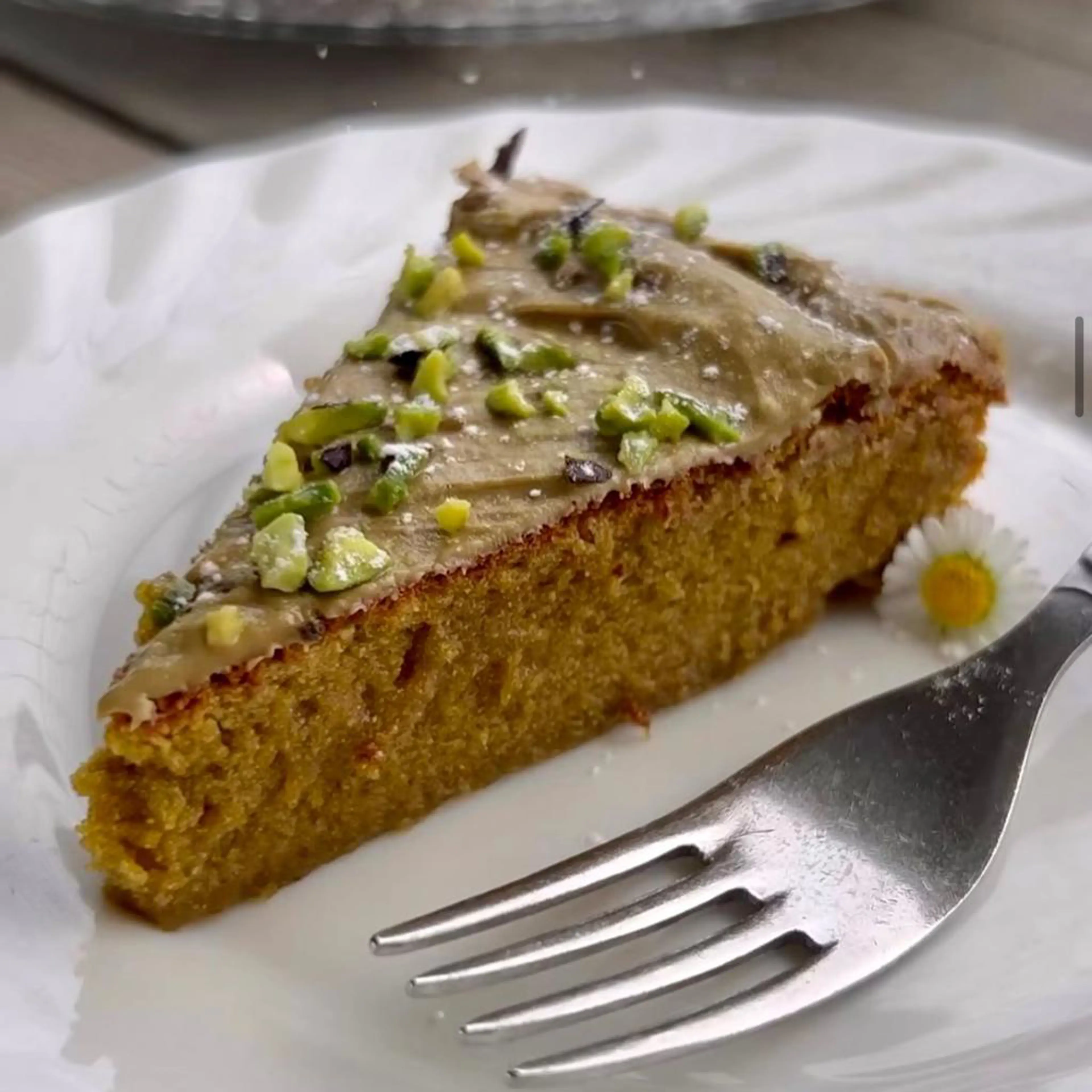Pistagechokladkaka