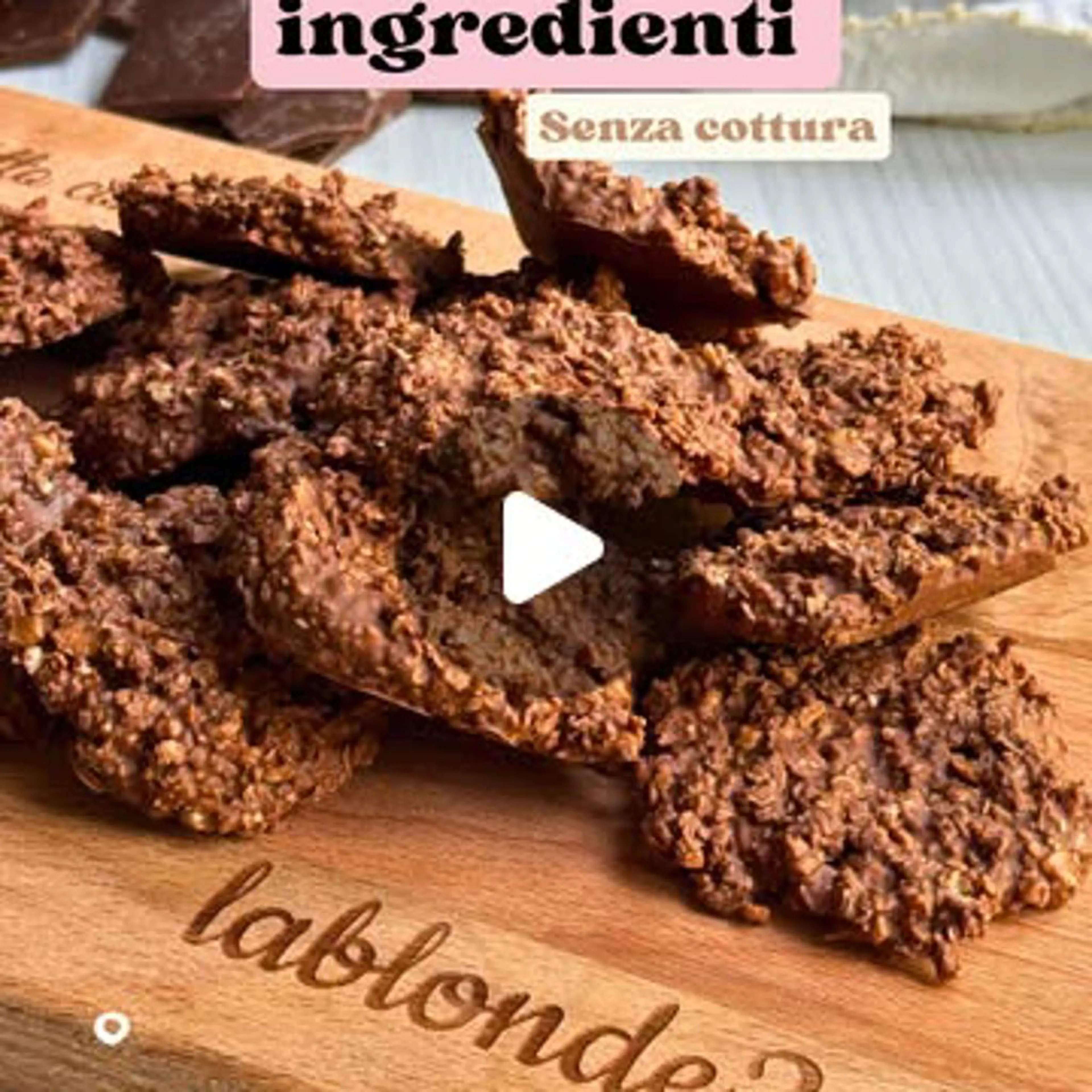 Biscoitos sem forno com 3 ingredientes