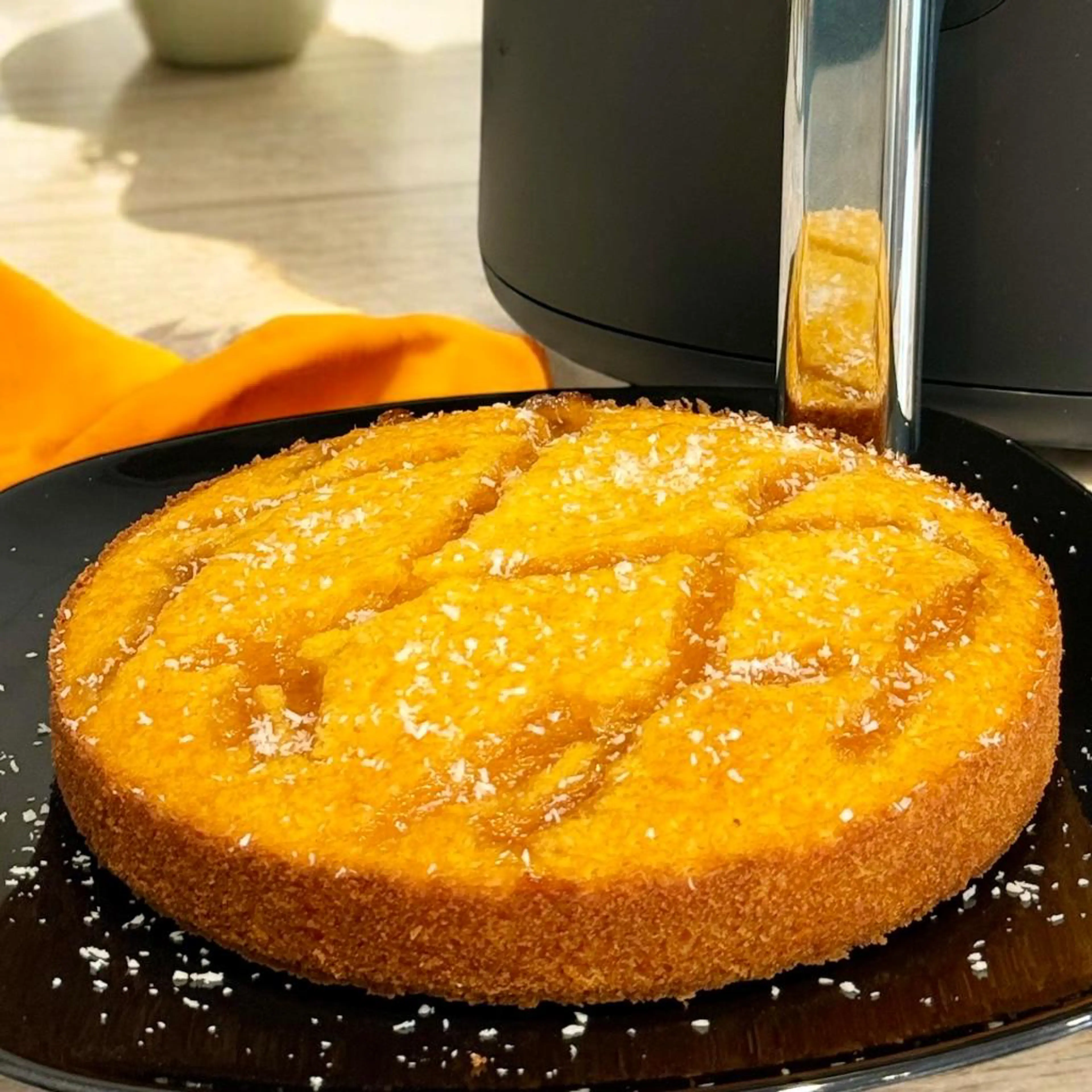 Gluten-free coconut carrot cake