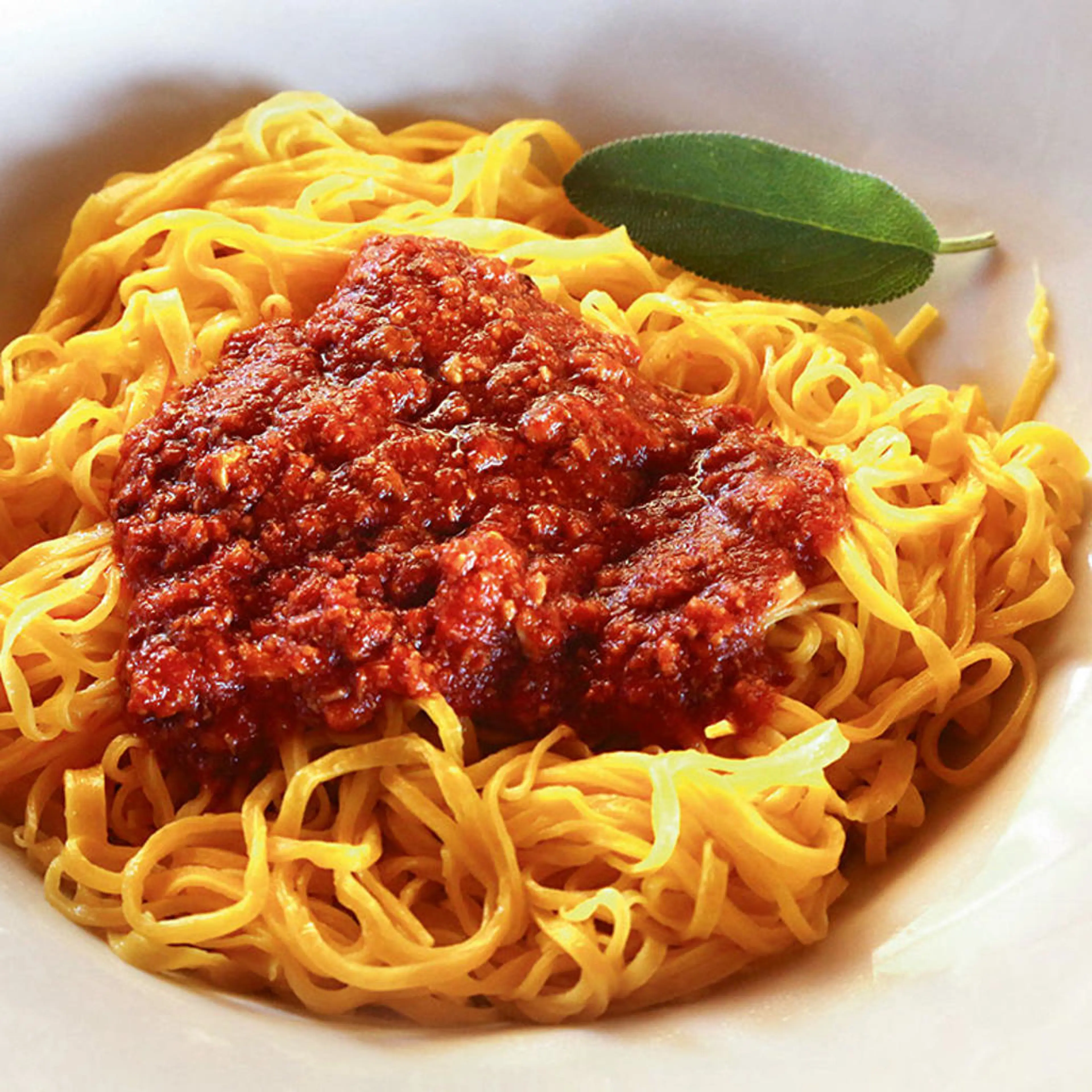 Tajarin, Piedmontese tagliolini with wild boar ragout