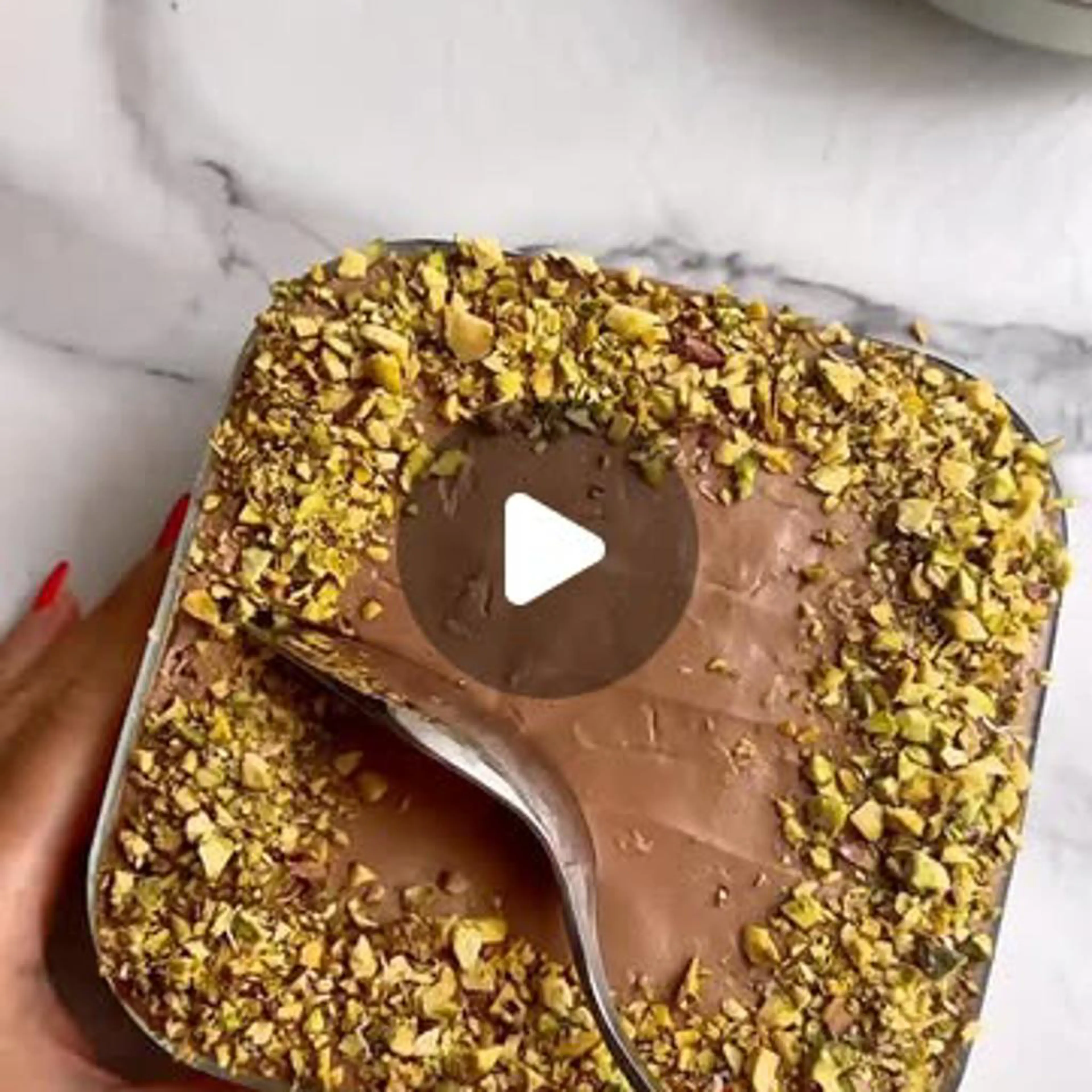 'fake tiramisù' dubai chocolate al pistacchio