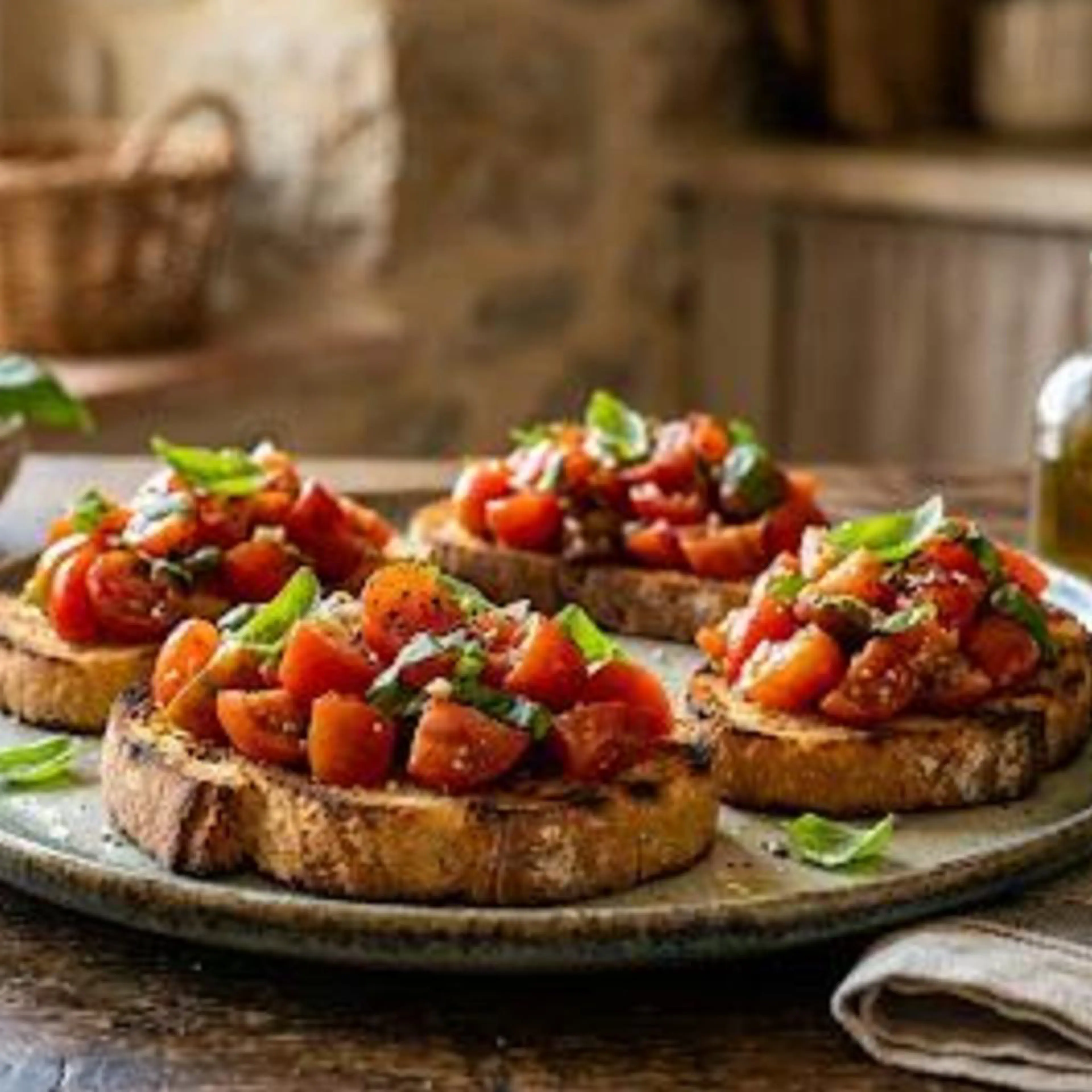 Bruschetta mit Tomaten