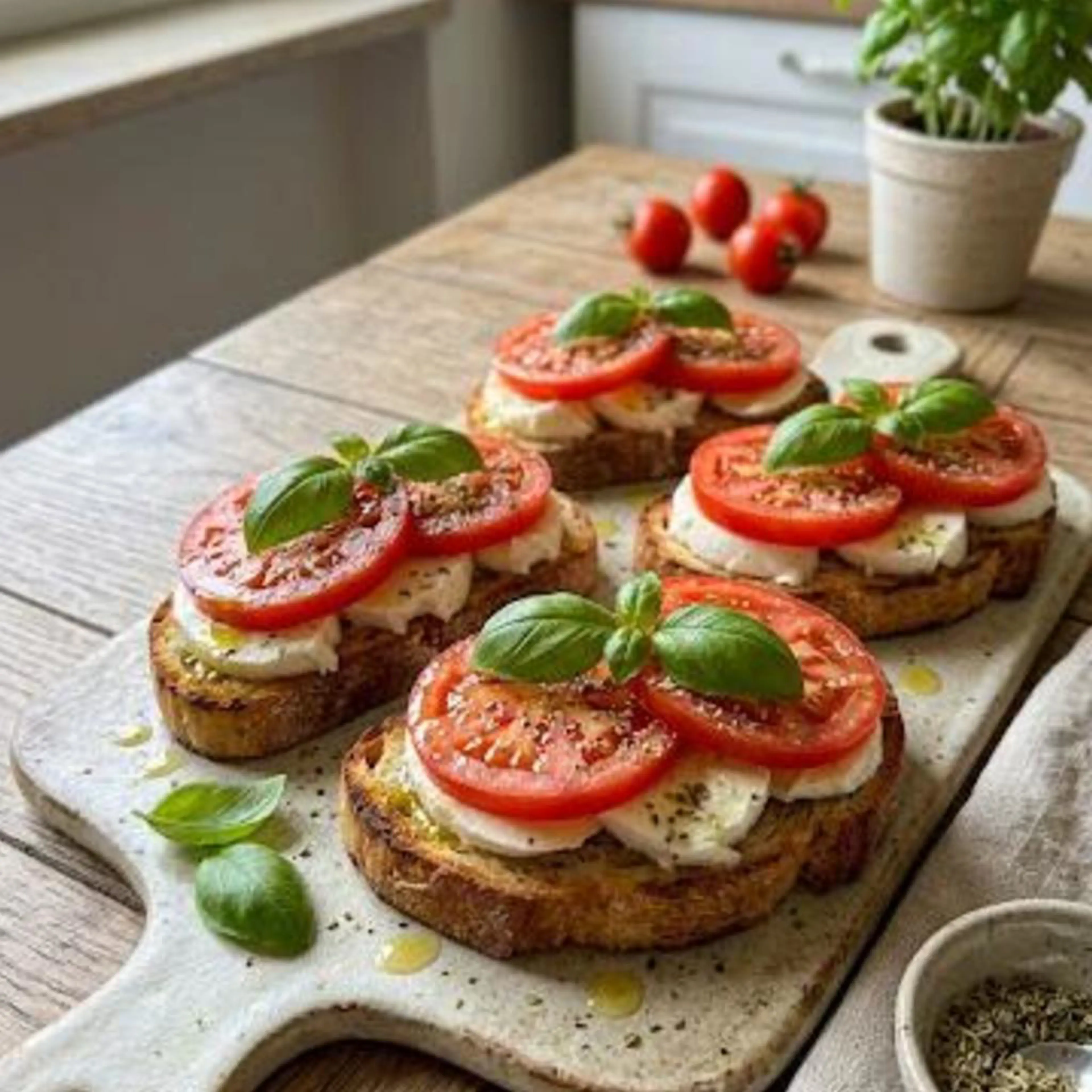 Caprese-Bruschetta