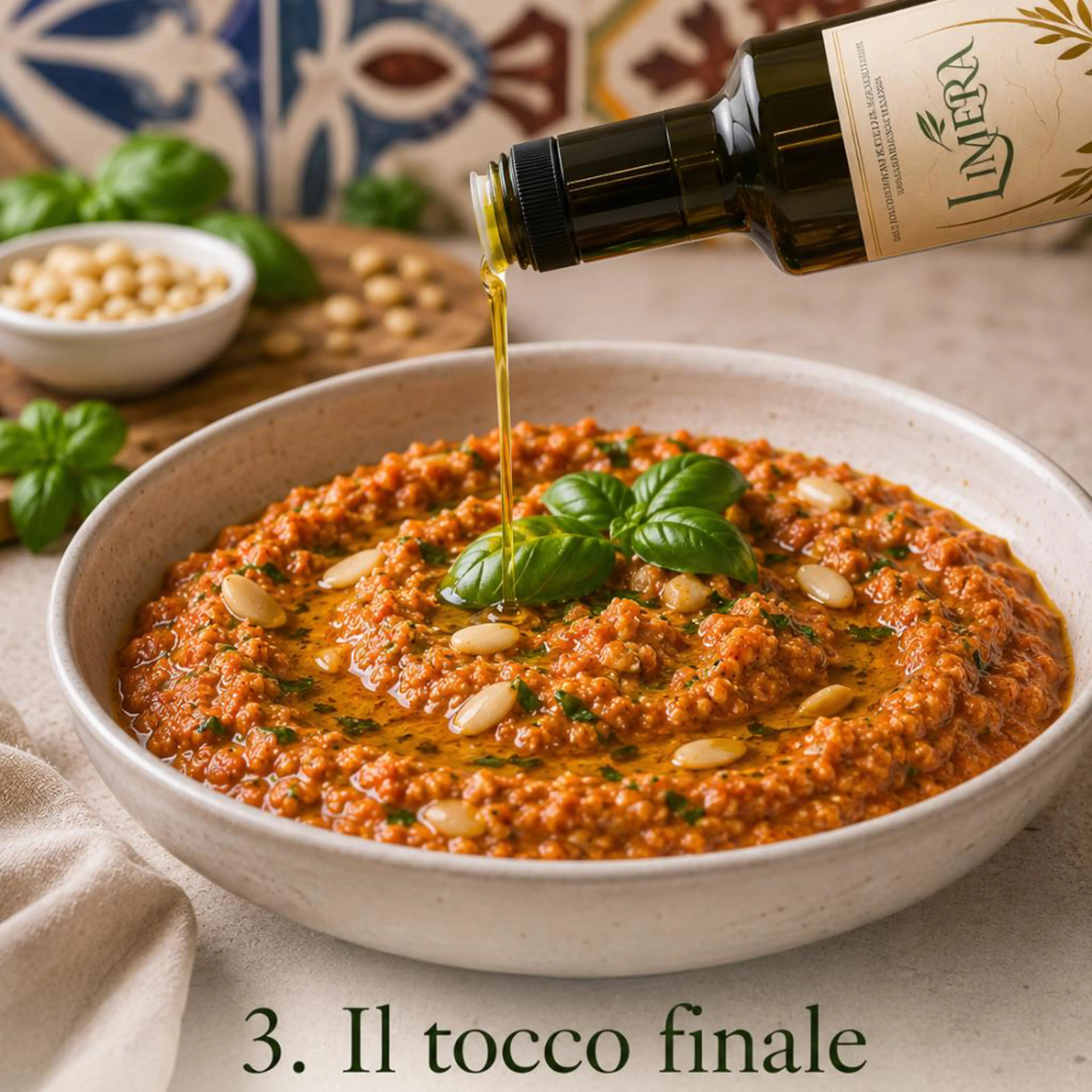 Sicilian pesto with Limera oil