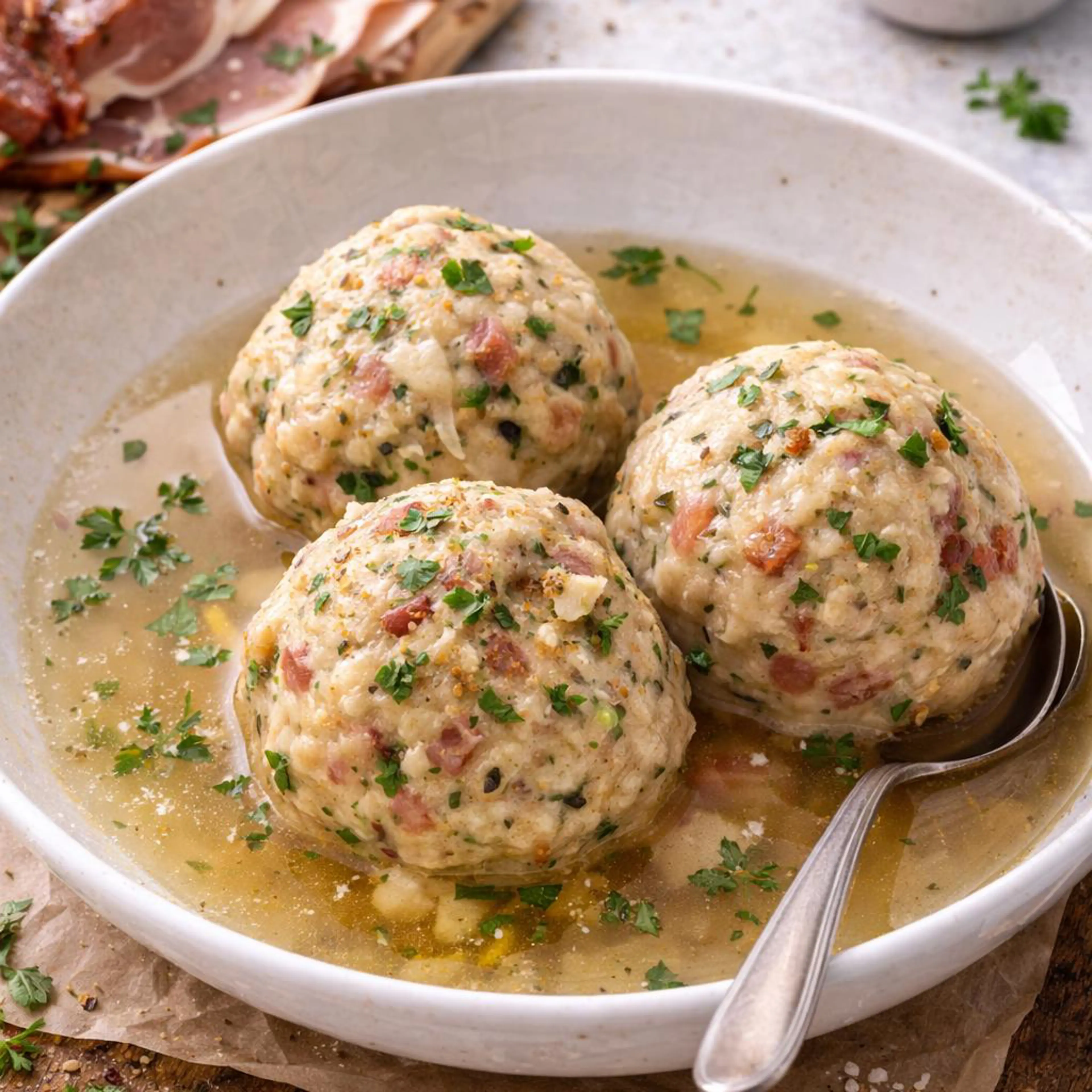 Knödel med speck