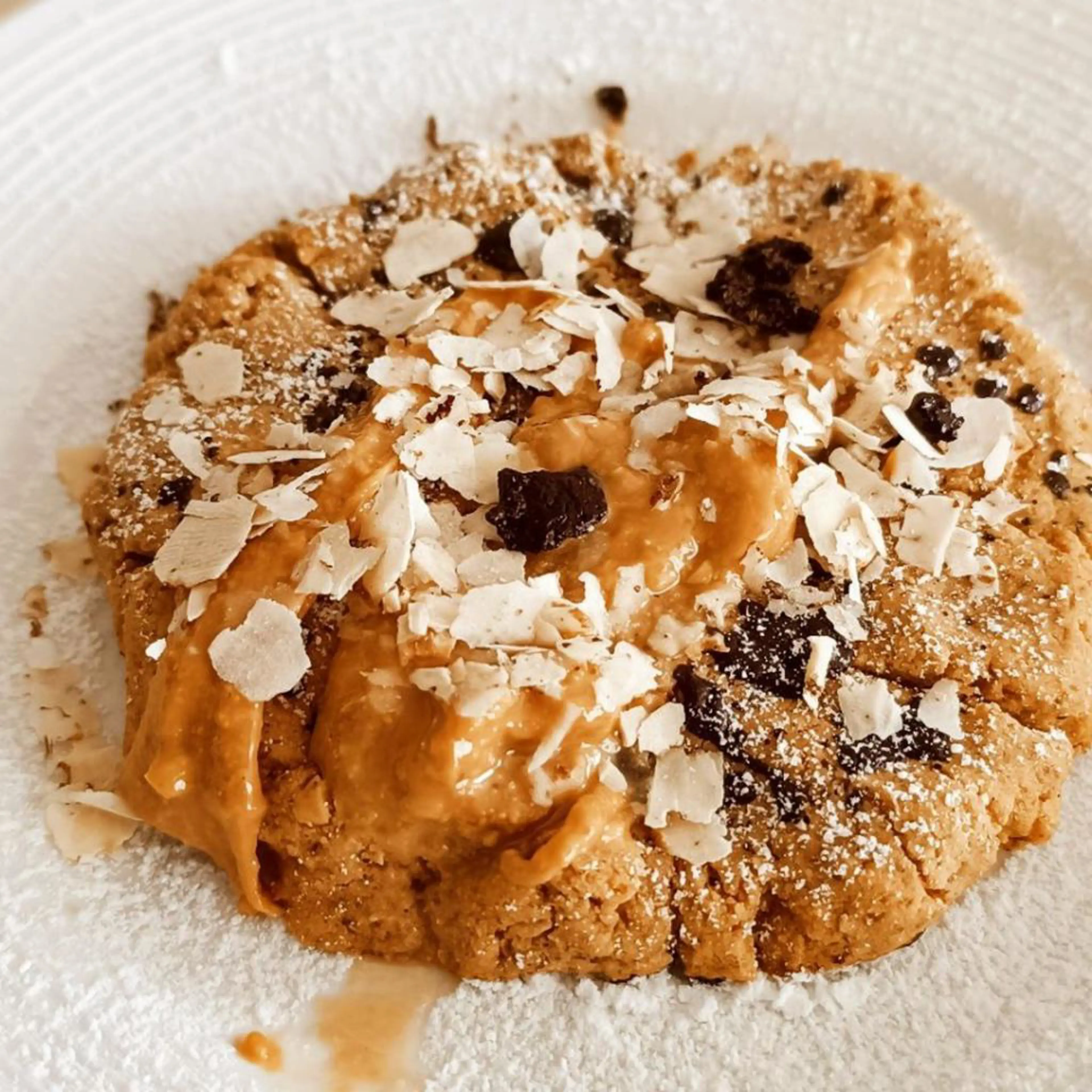 Vegan gluten-free protein cookie