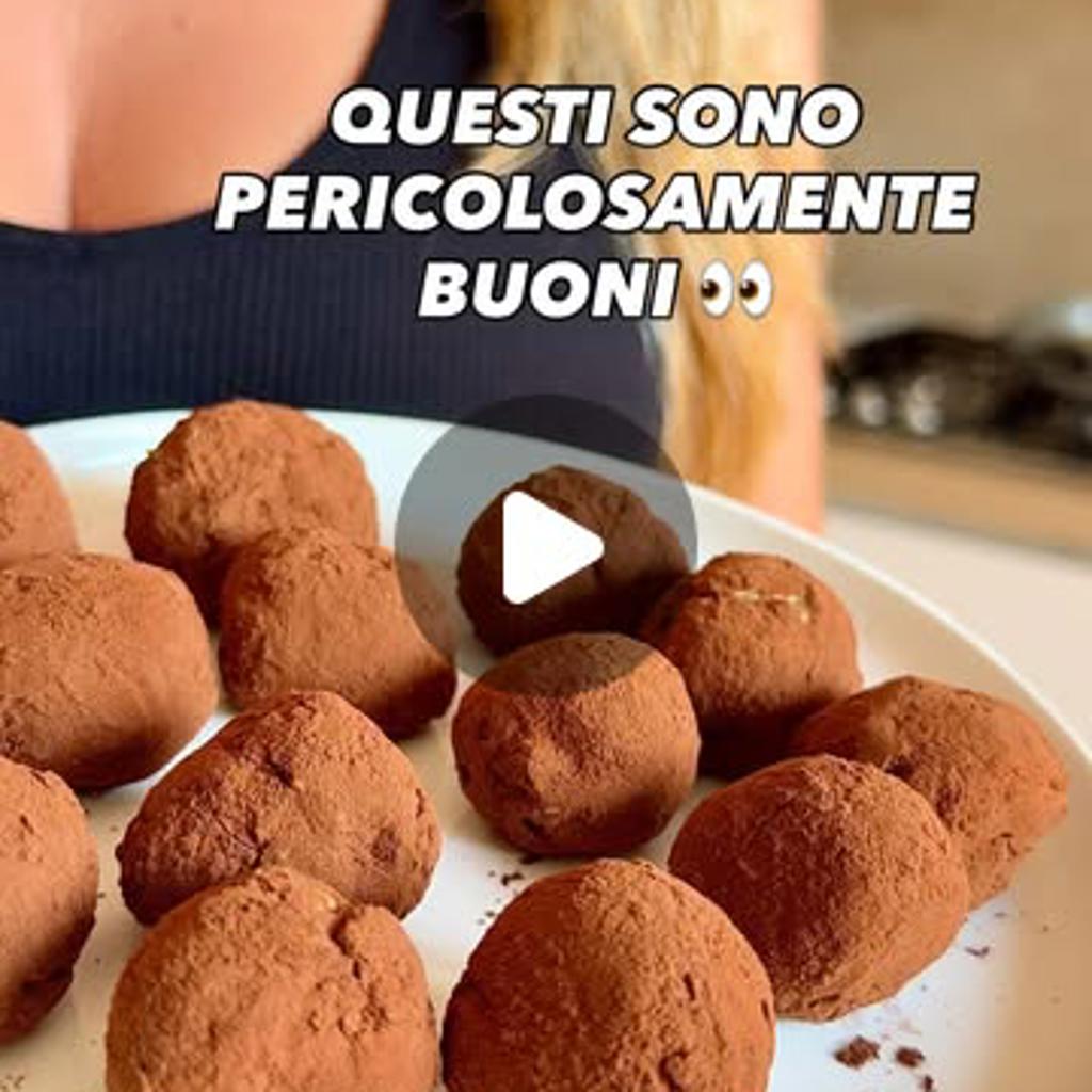 Tartufini al caffè con farina d’avena e yogurt greco
