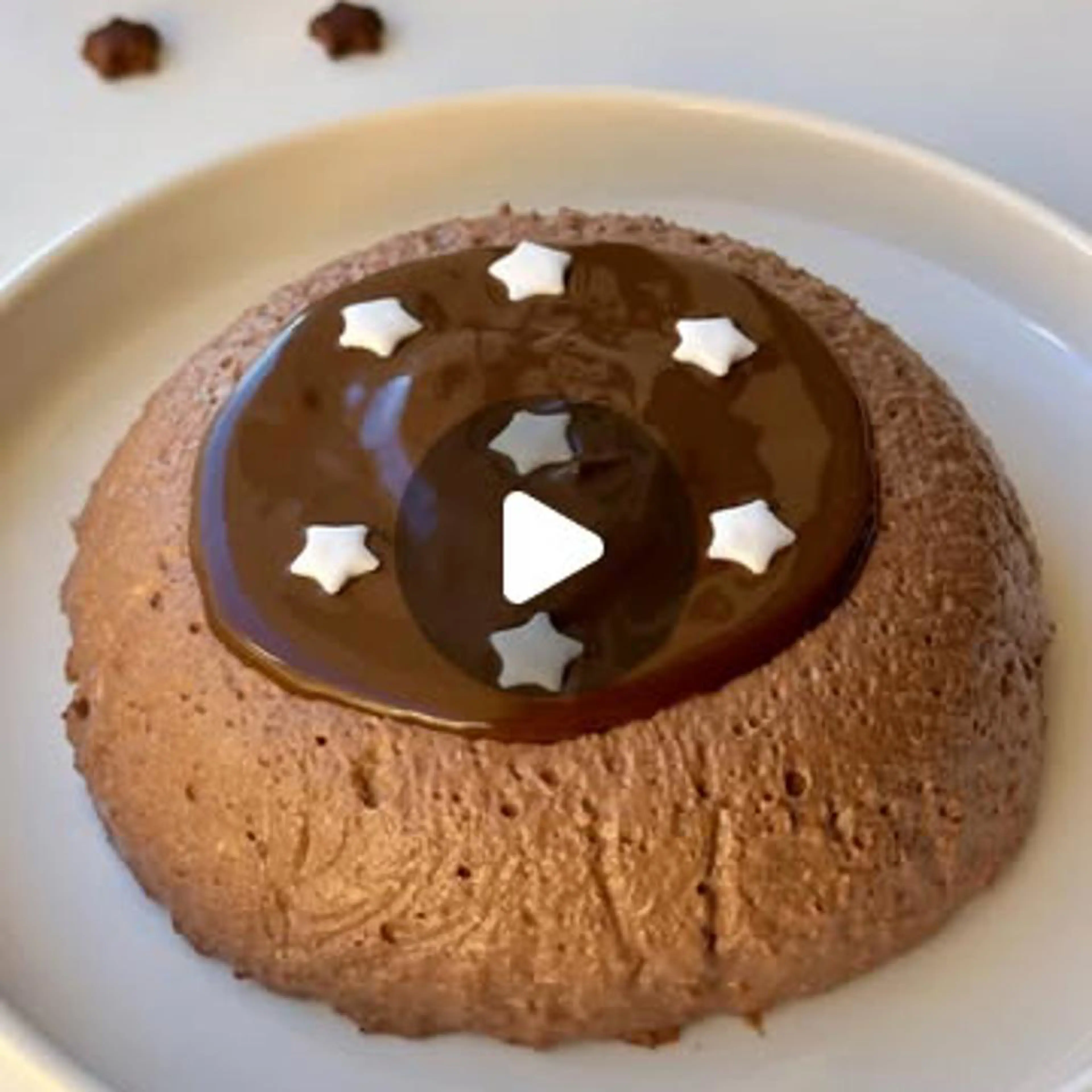 Gachas de chocolate sin cocción