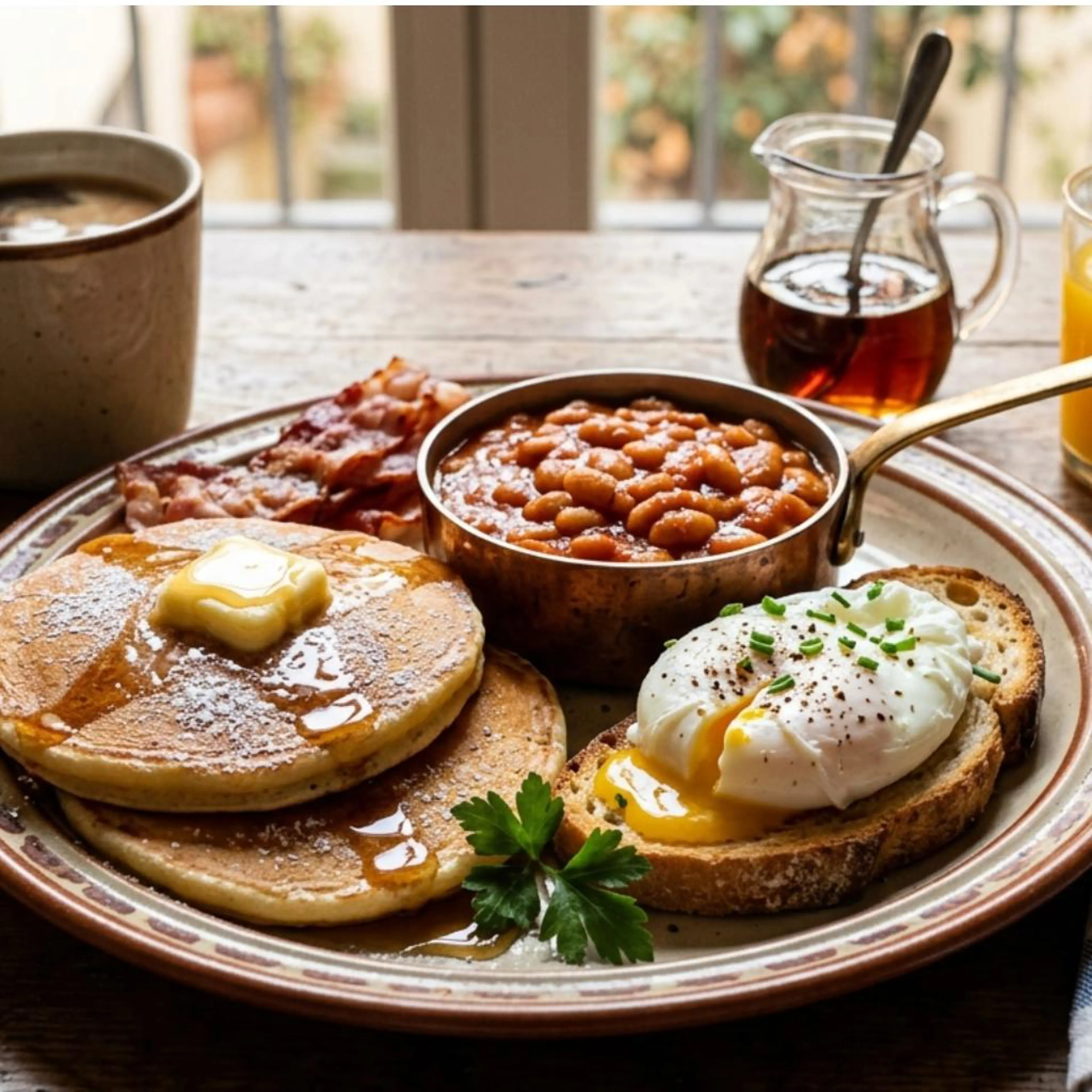 Amerikanisches Frühstück
