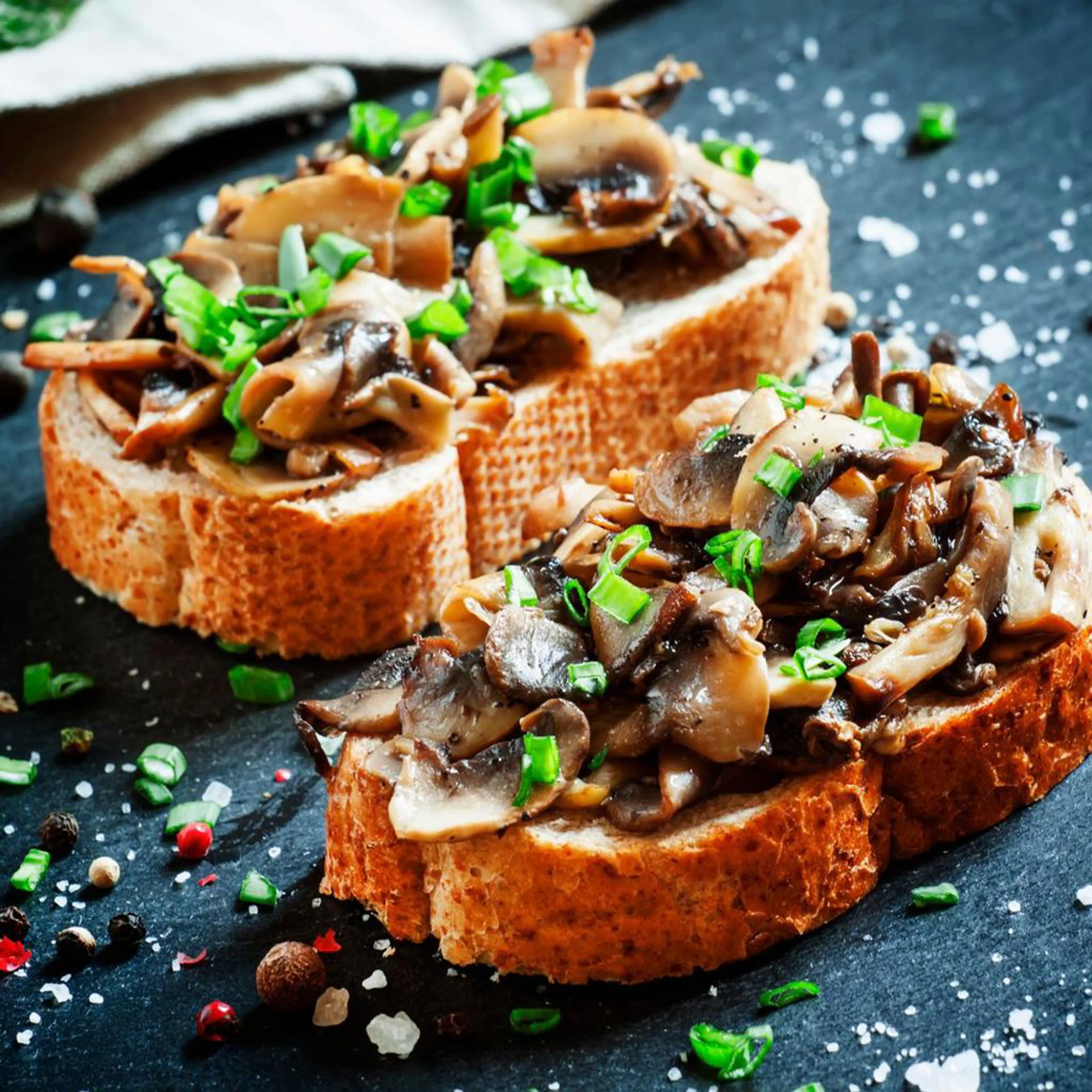 Croûtons aux champignons