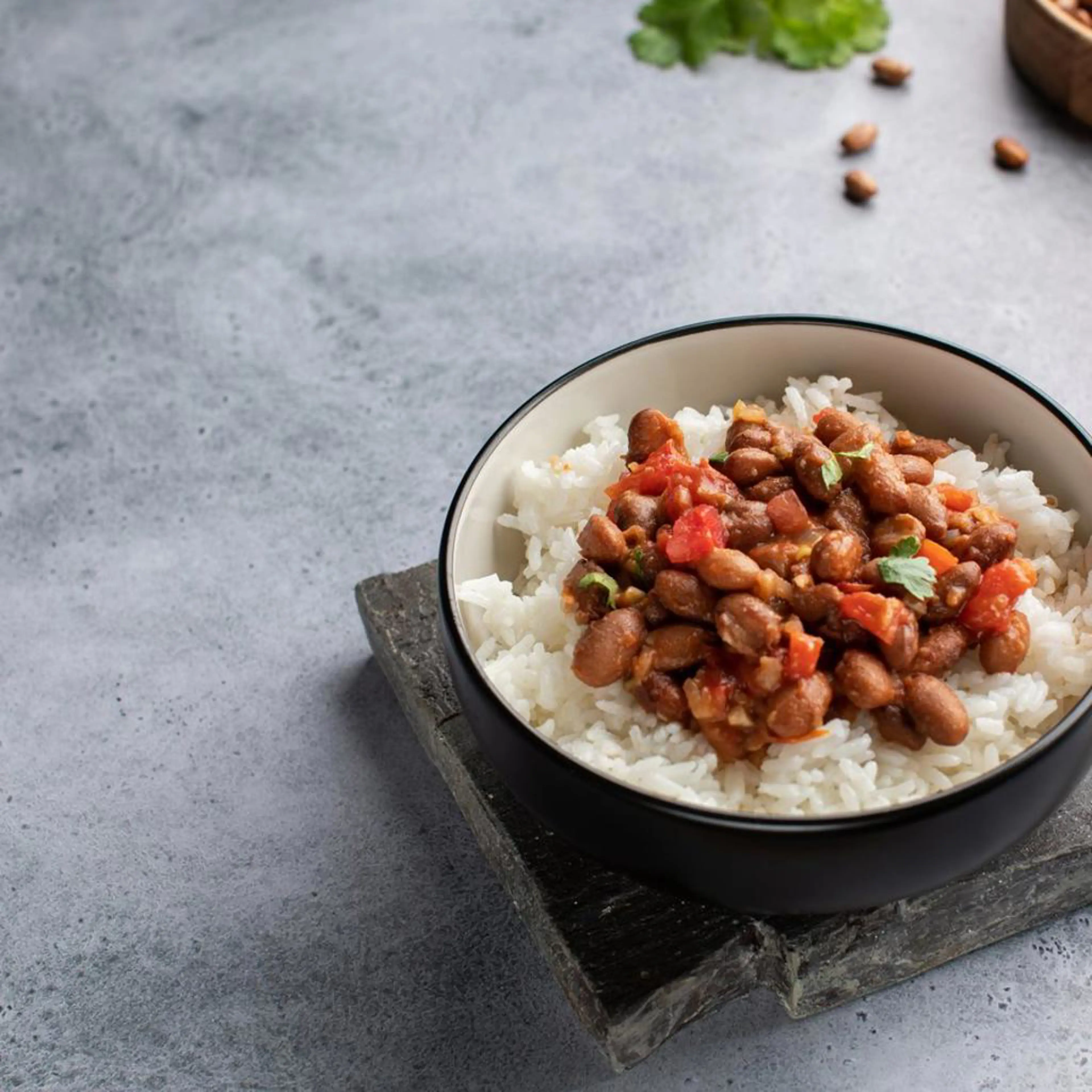 콩과 밥