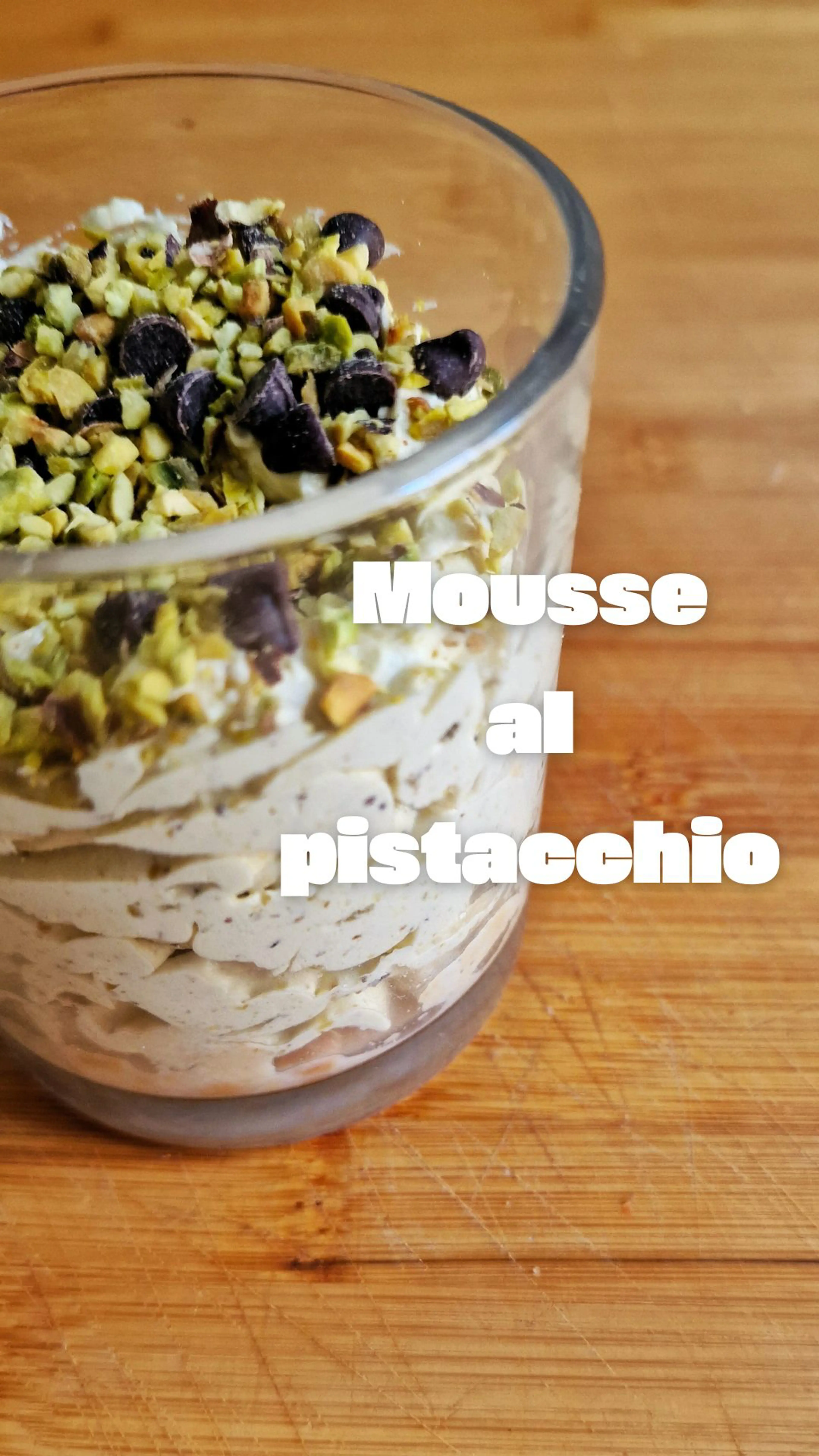 Mousse de pistacho