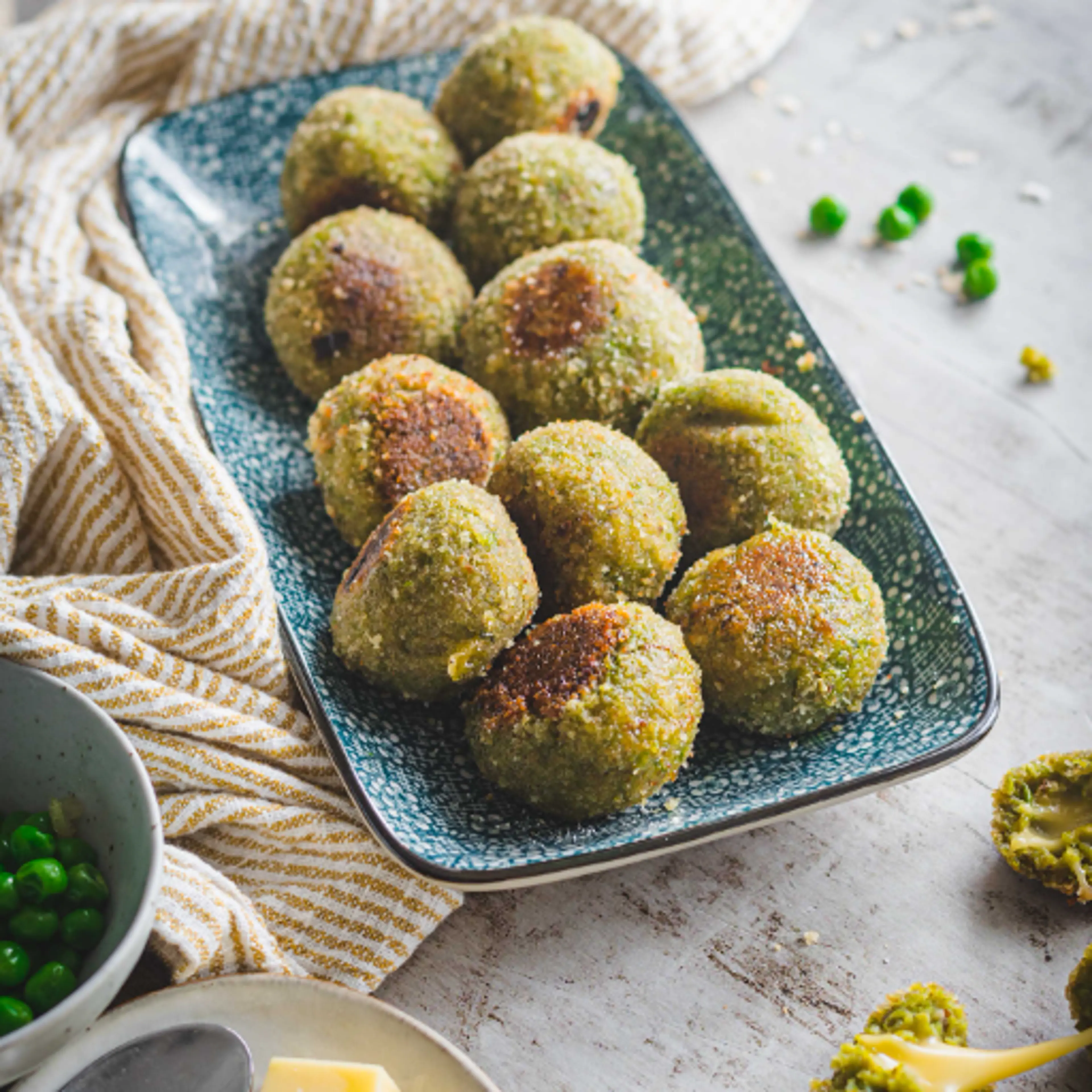 Pea meatballs