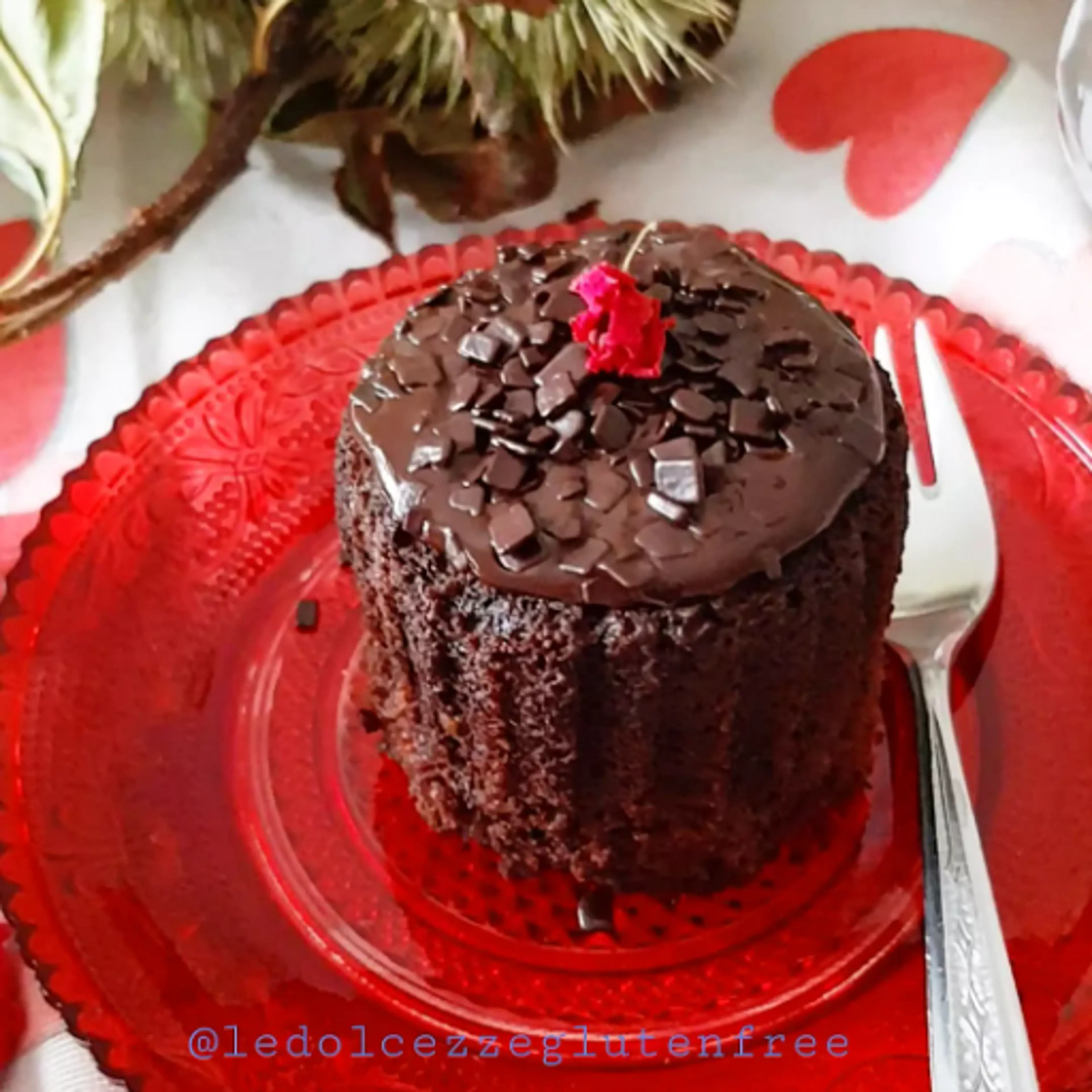 Sacher-flavored muffins