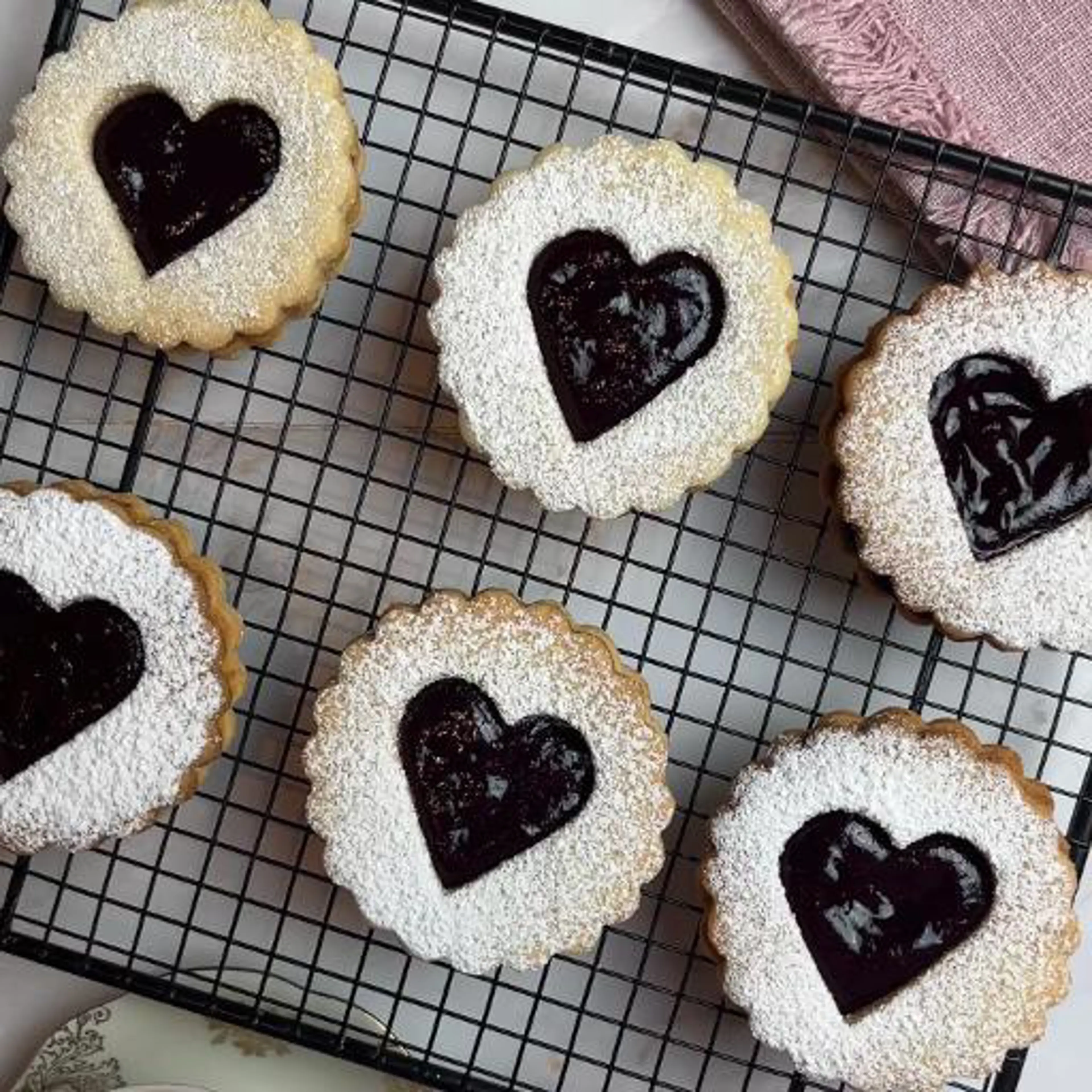 Biscuori with Mixed Berry Jam
