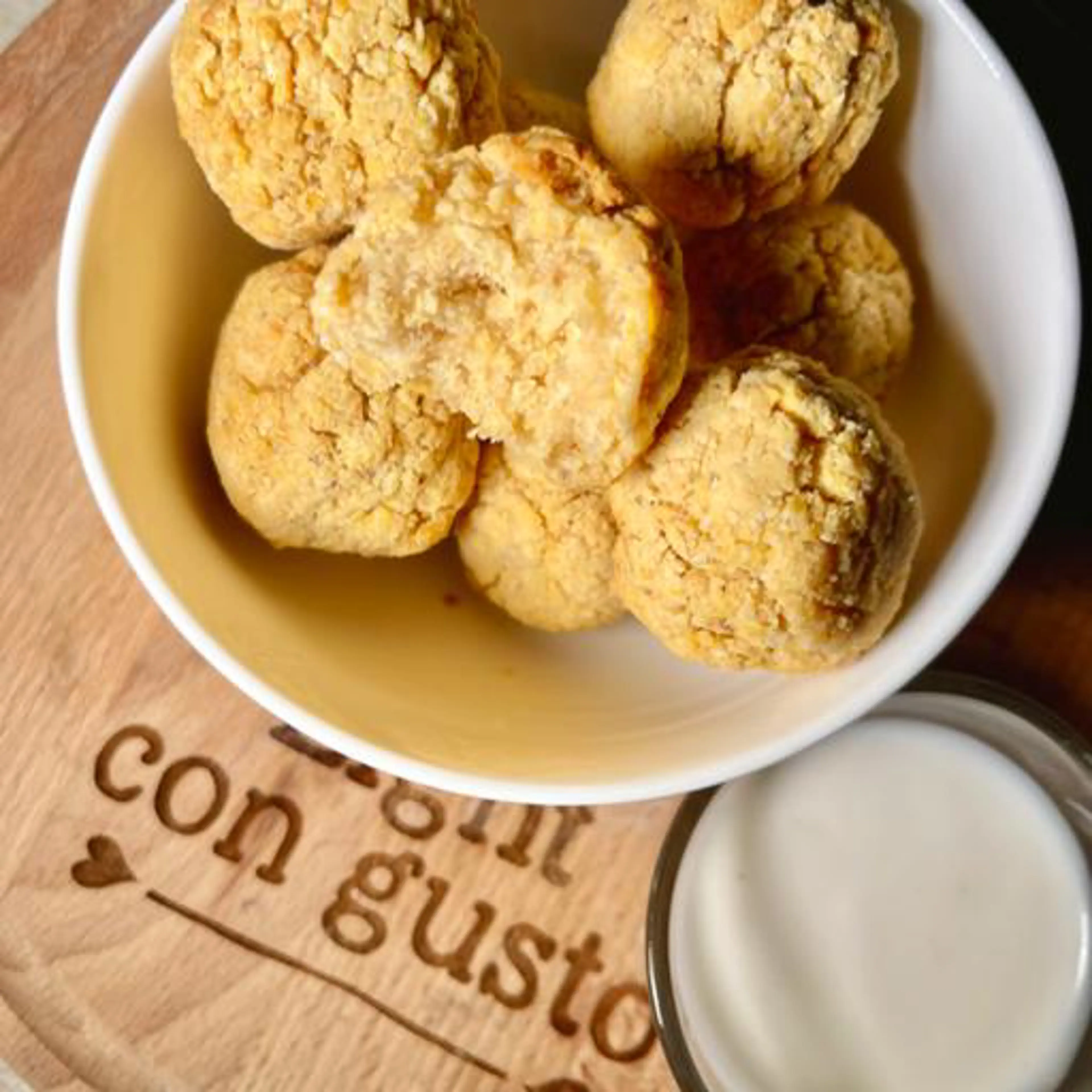 Red Lentil Meatballs in Air Fryer