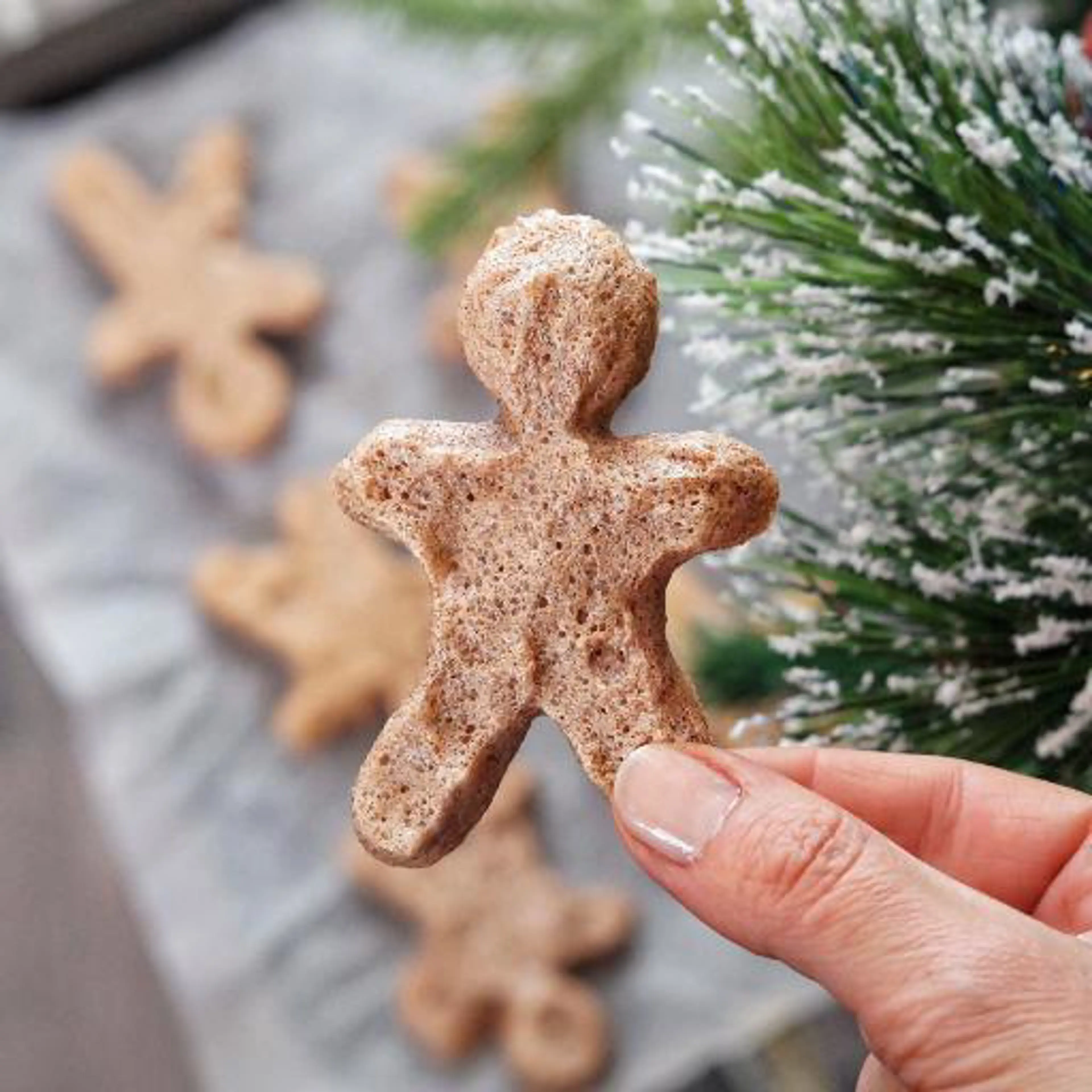 Gingerbread meringues