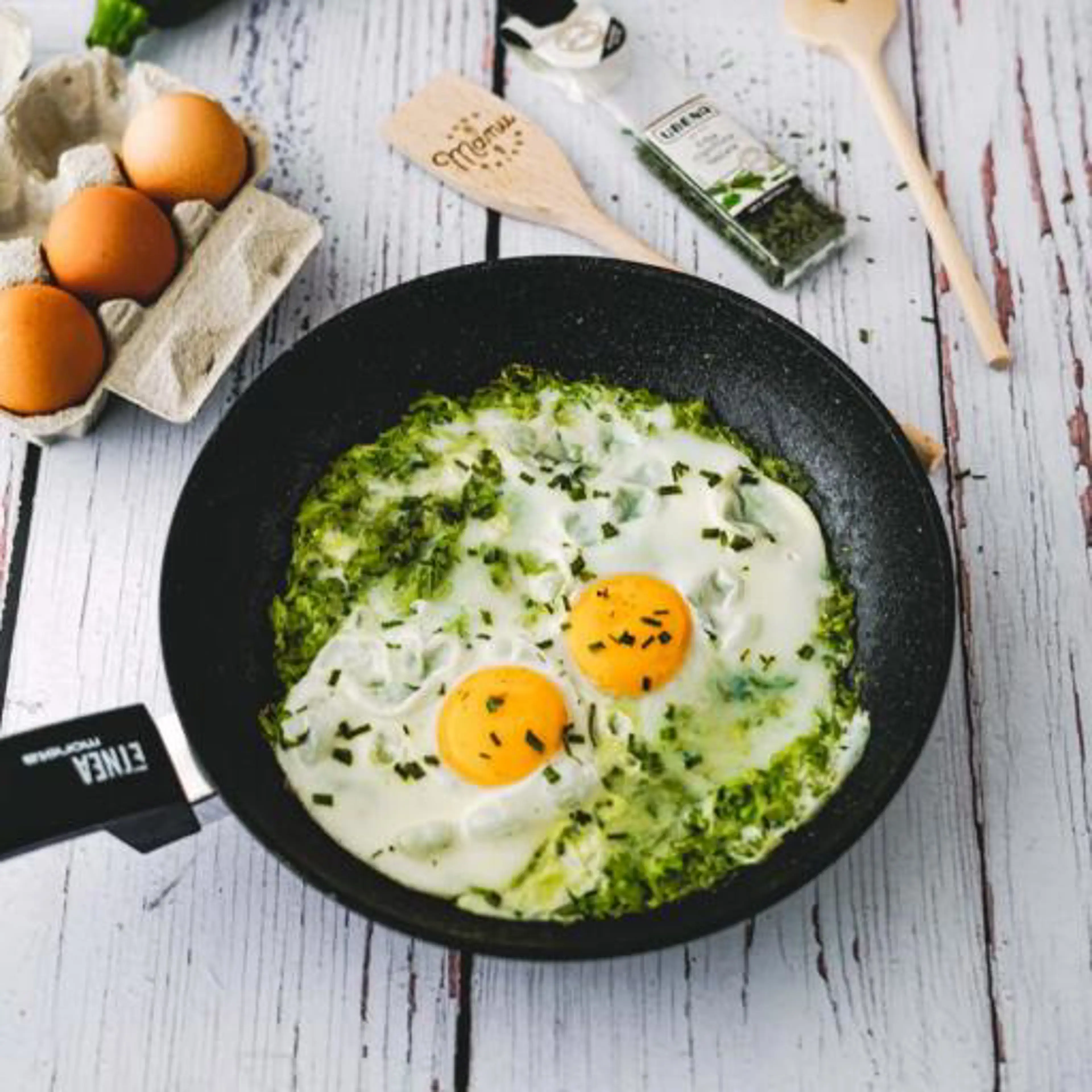 Eier mit Zucchini