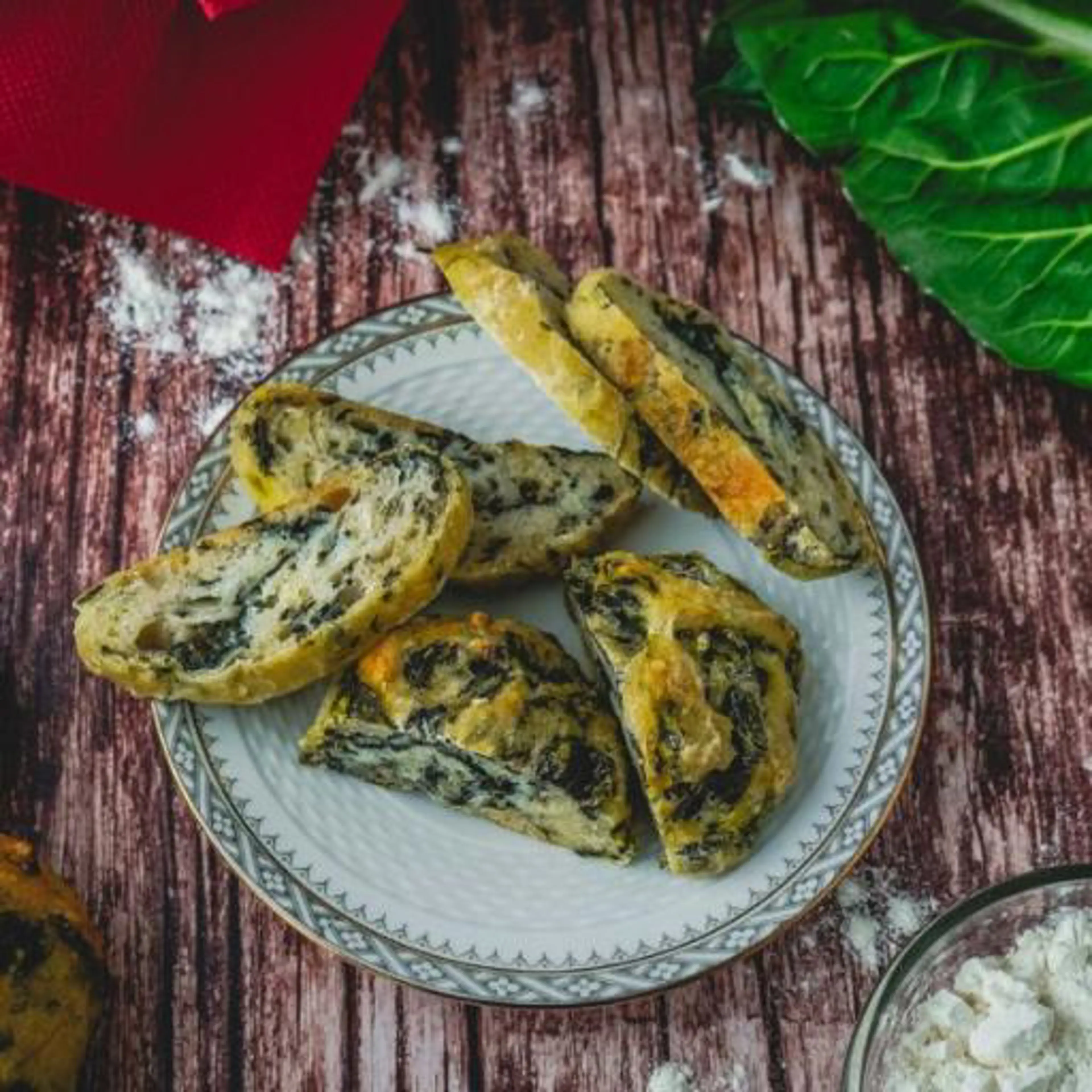 Swiss chard rolls